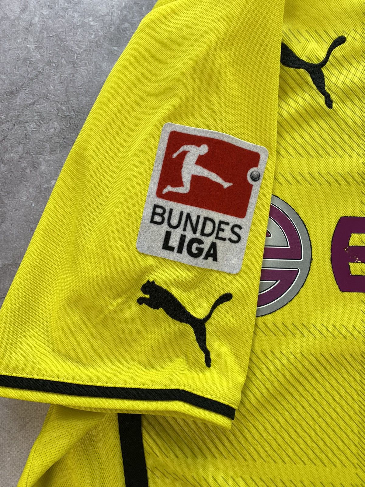 Puma × Vintage Marco Reus BVB Dortmund 2013/2014 Home Soccer Jersey Size US L / EU 52-54 / 3 - 10 Thumbnail