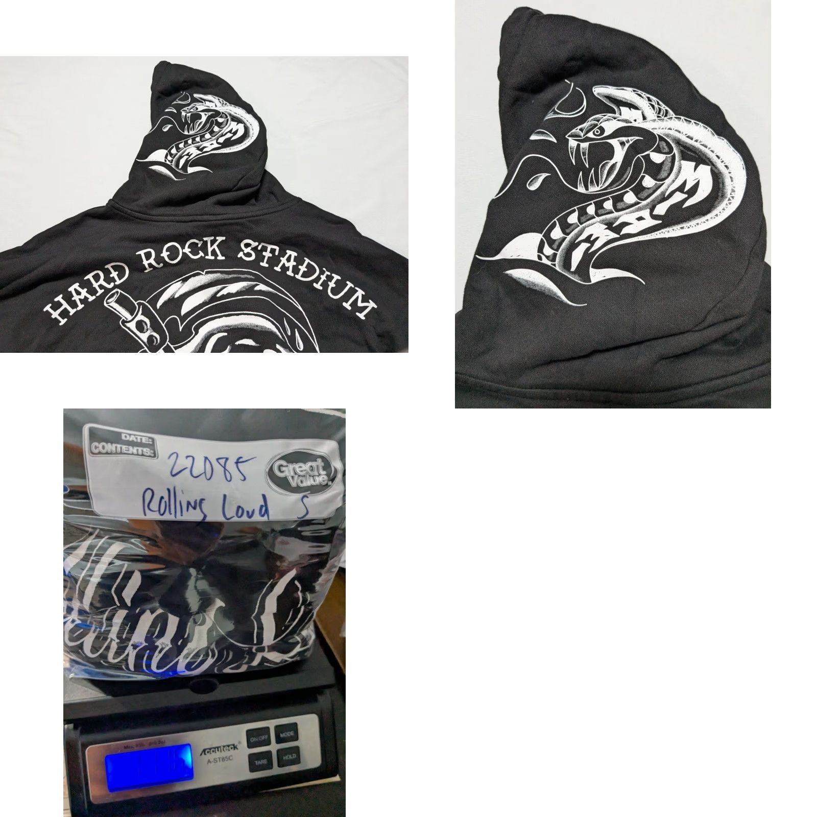 Vintage OFFICIAL Rolling Loud Hoodie Men Small Black Graphic Print Hooded Pockets Pullover Size US S / EU 44-46 / 1 - 11 Thumbnail
