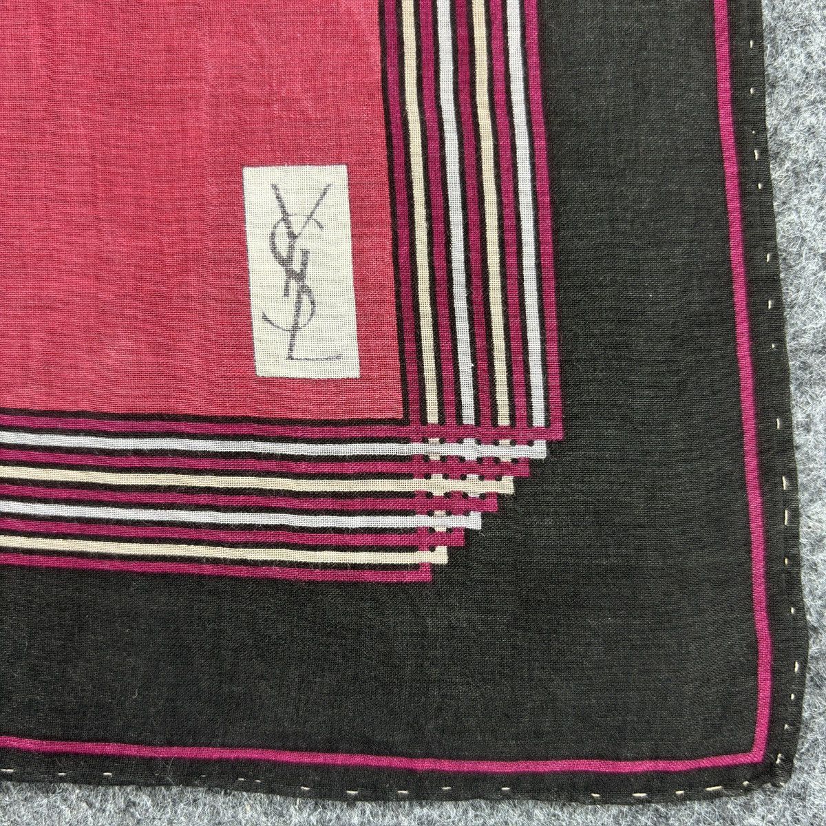 Vintage × Yves Saint Laurent Handkerchief # E040 # Bandana # Neckerchief Size ONE SIZE - 3 Thumbnail