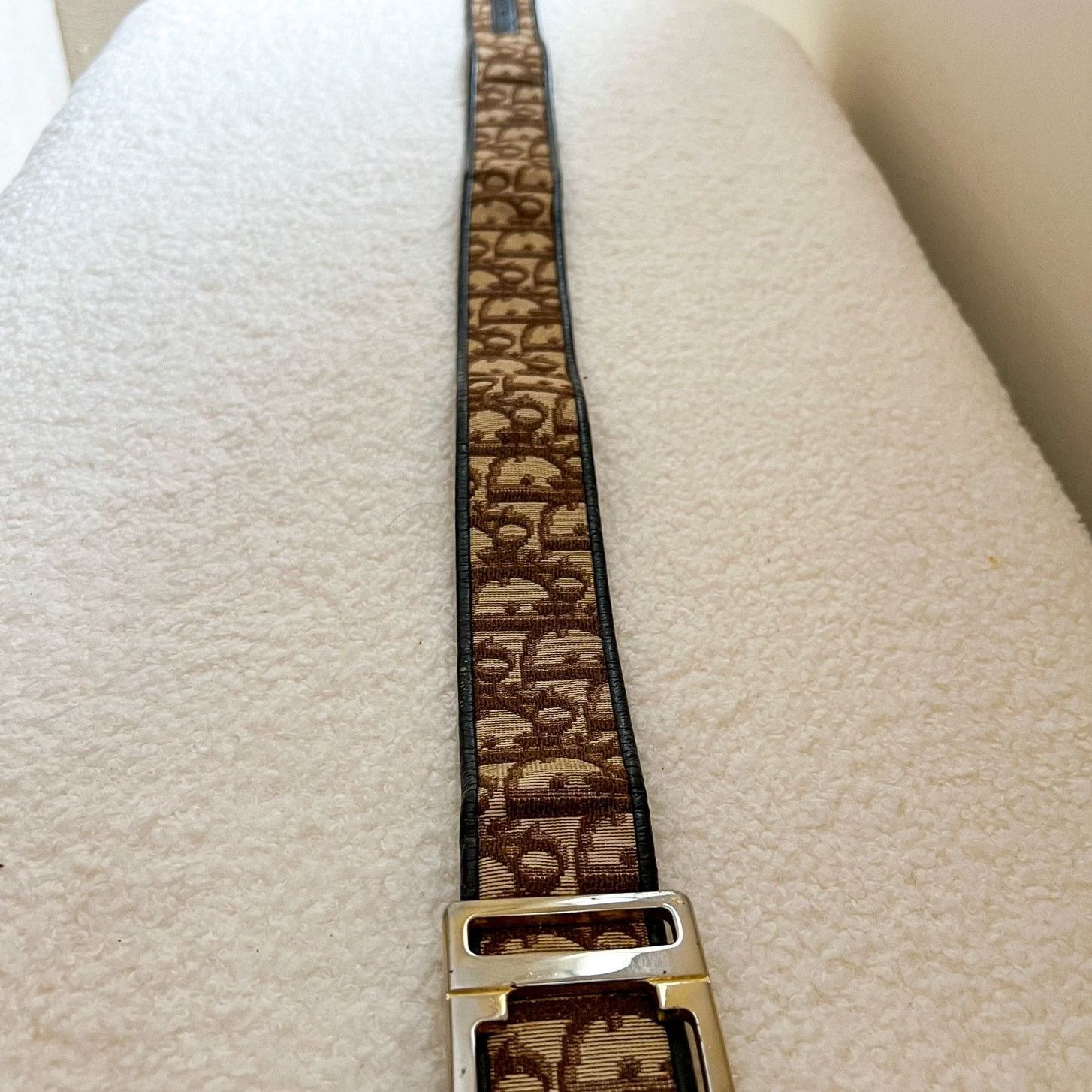 Dior Vintage Dior Oblique Monogram Trotter Women's Belt Size ONE SIZE - 5 Thumbnail