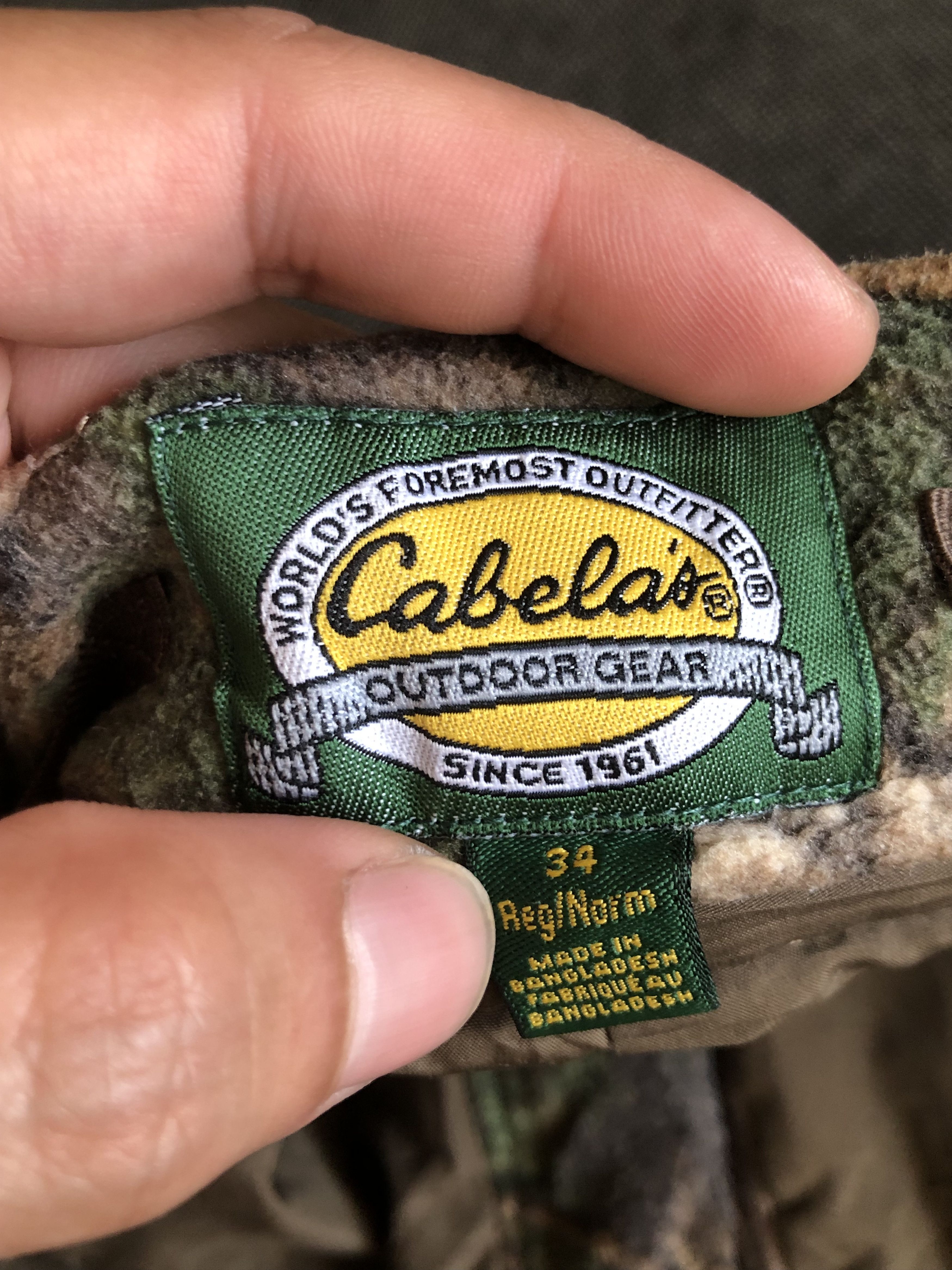 Cabelas × Realtree CABELA’S REAL TREE HUNTING FLEECE CARGO PANTS Size US 35 - 15 Thumbnail