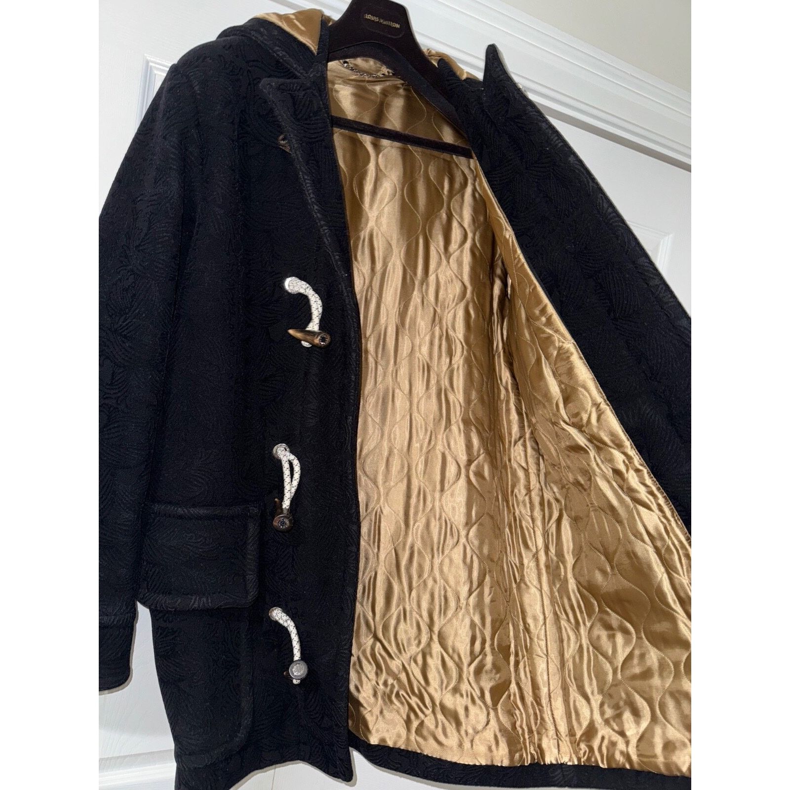 Louis Vuitton Louis Vuitton Kim Jones Nemeth Black Horn Coat Jacket 50 Size US M / EU 48-50 / 2 - 10 Thumbnail