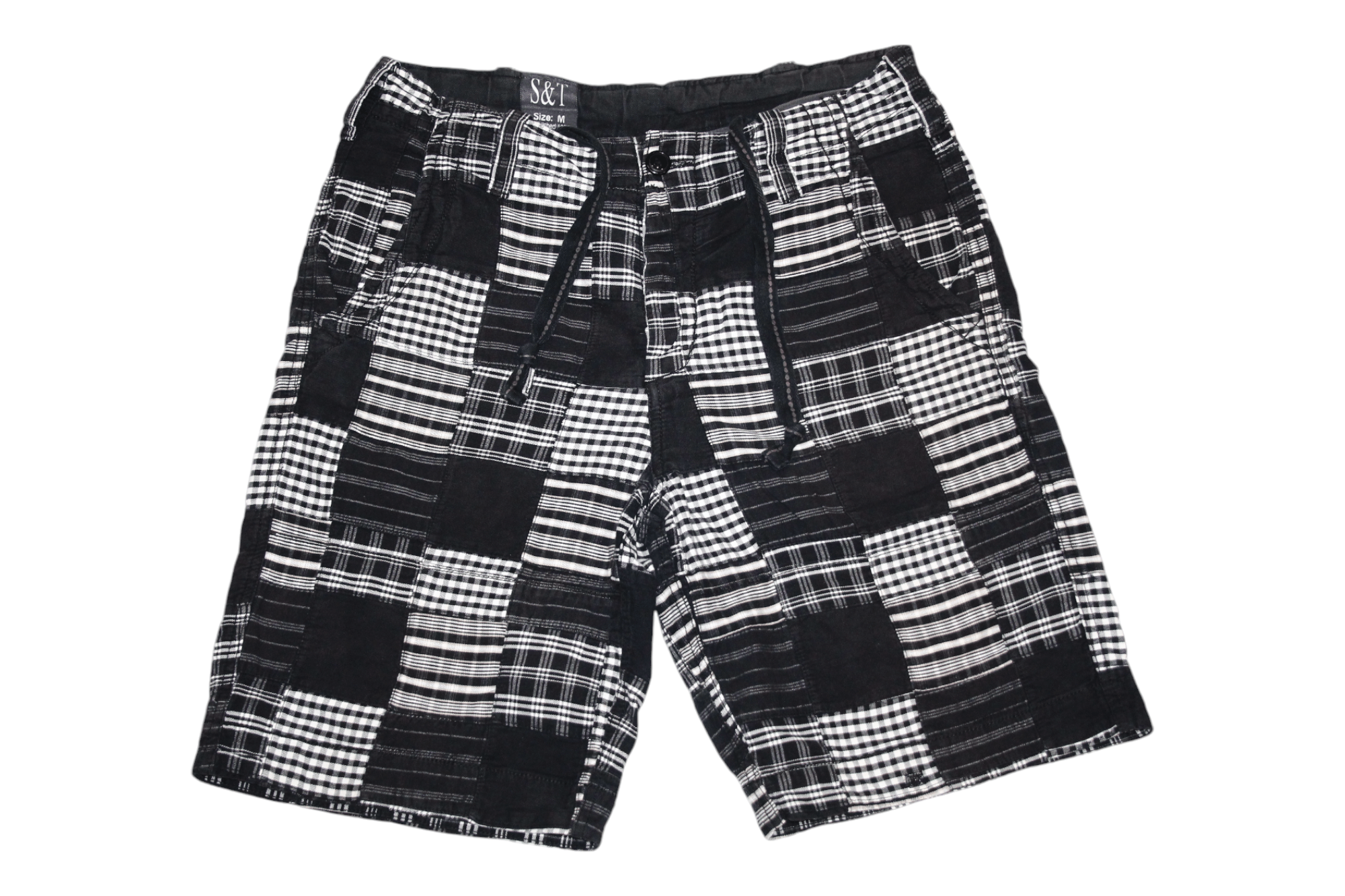 Surplus Research Surplus Raw Vtg Cologne Rugged Flannel Patchwork Cargo Short Size US 32 / EU 48 - 1 Thumbnail