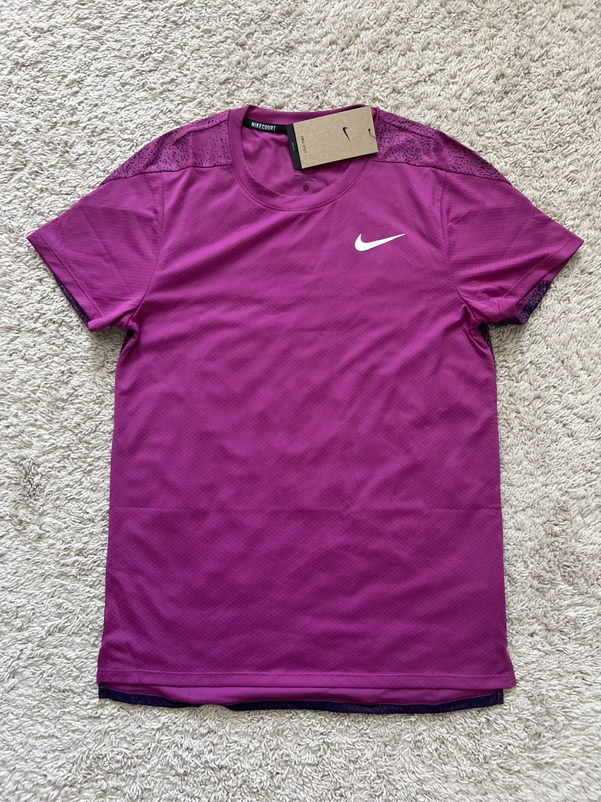 Nike Nike Court Grand Slam Tennis Shirt Dri Fit Short Sleeve Size US S / EU 44-46 / 1 - 6 Thumbnail
