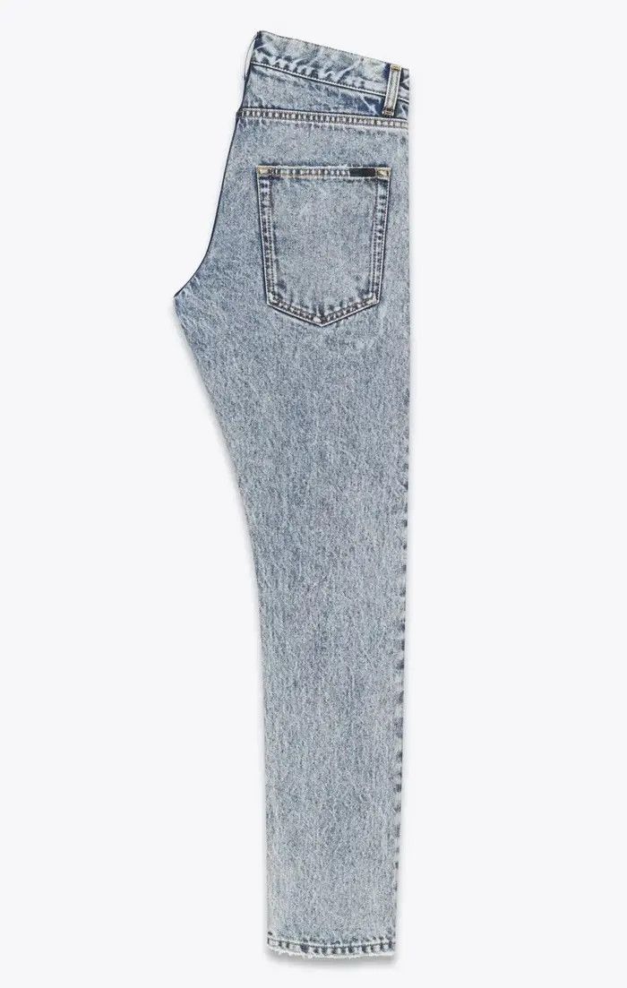 Saint Laurent Paris o1bcso1str1124 Etienne Pants in Blue Size US 31 - 2 Thumbnail
