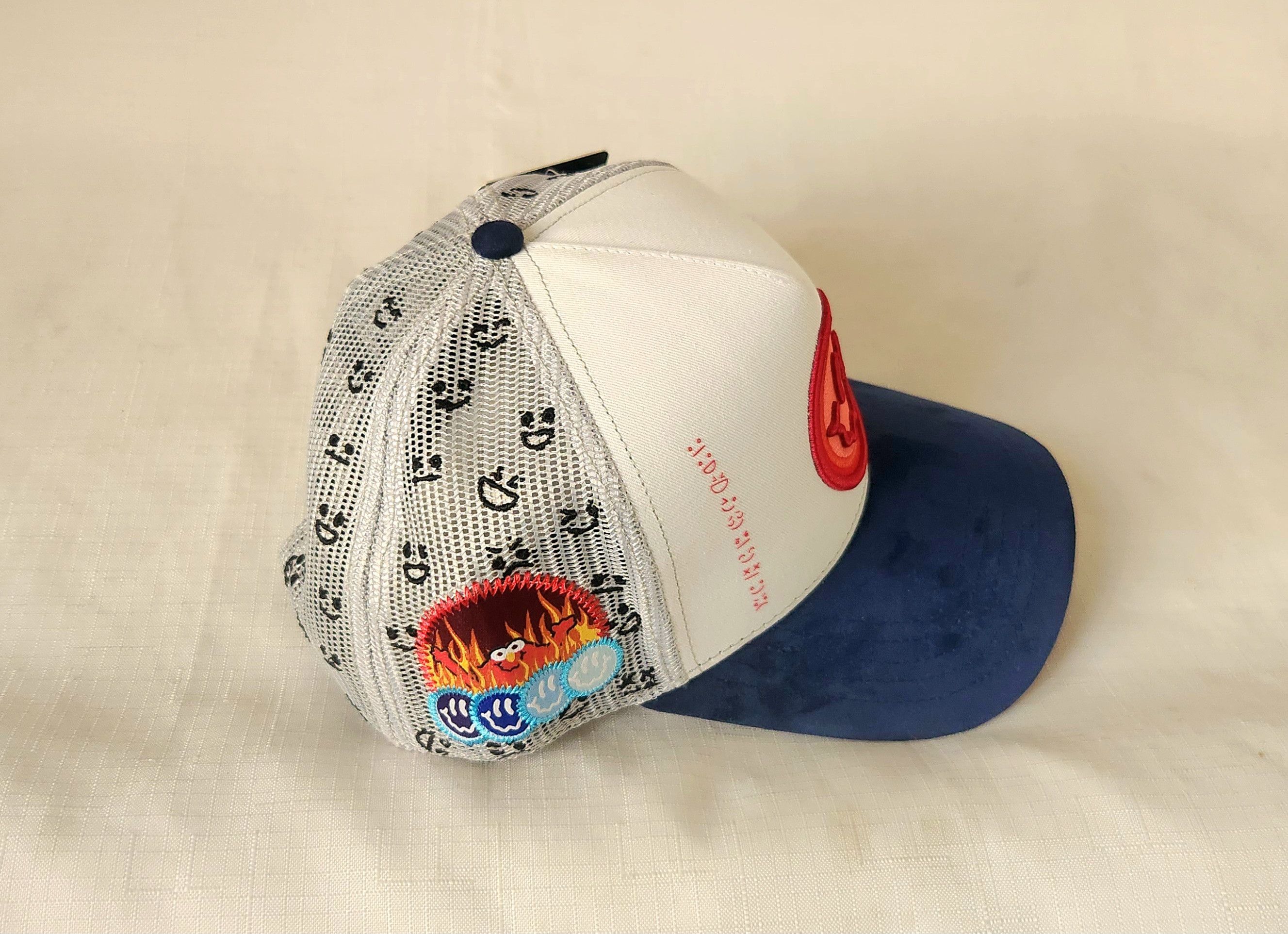 Other JC hats White Navy colorblock Beautiful Disaster Snapback Size ONE SIZE - 2 Thumbnail