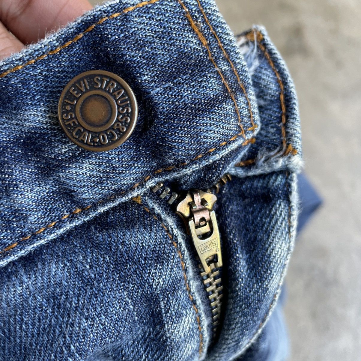Levi's Vintage Clothing 🔥Vintage Levis 512 Stoned Washed Ripped Distress Denim Jeans Size US 36 / EU 52 - 15 Thumbnail