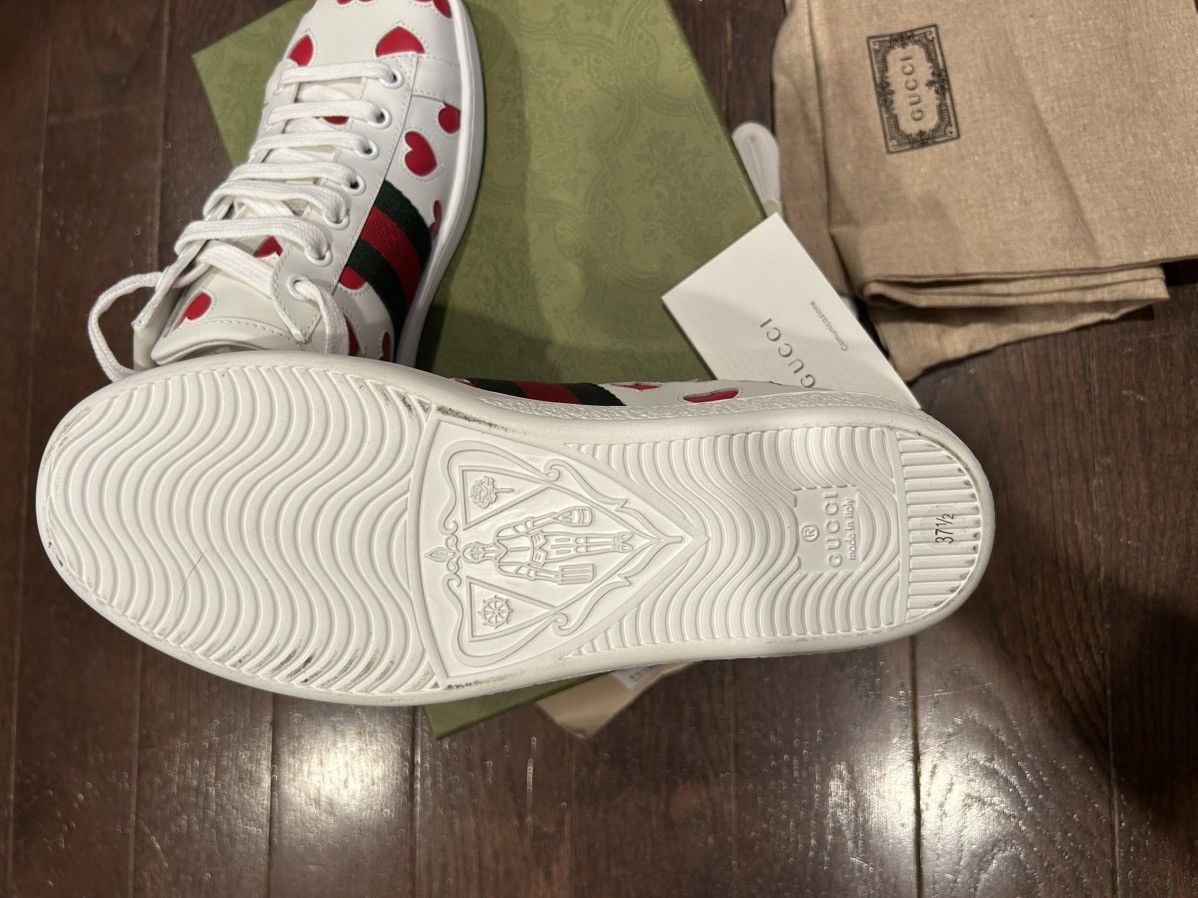 Gucci Gucci Heart Sneakers Size US 7 / IT 37 - 5 Thumbnail