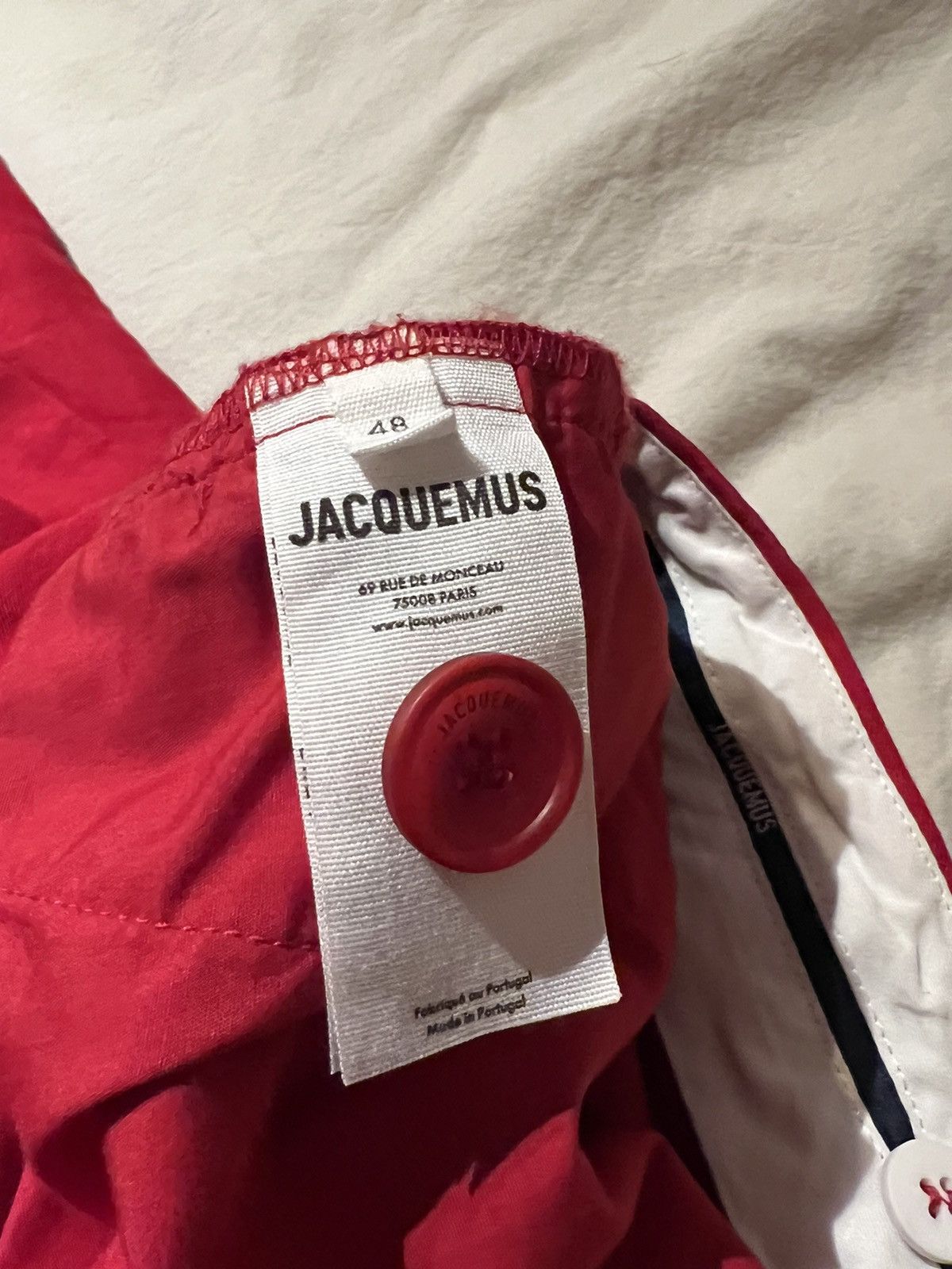 Jacquemus JACQUEMUS LE RAPHIA RED PANTS Size 48S - 7 Thumbnail