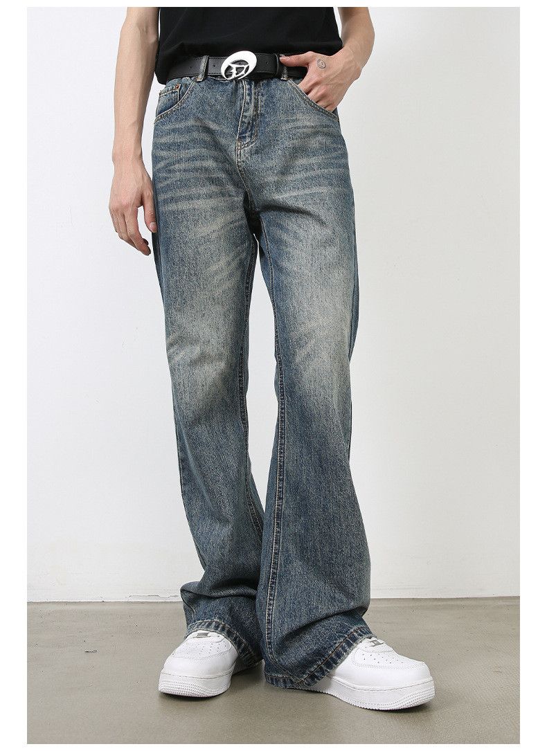 Japanese Brand × Jean Trendy American retro flared straight jeans Size US 32 / EU 48 - 2 Thumbnail