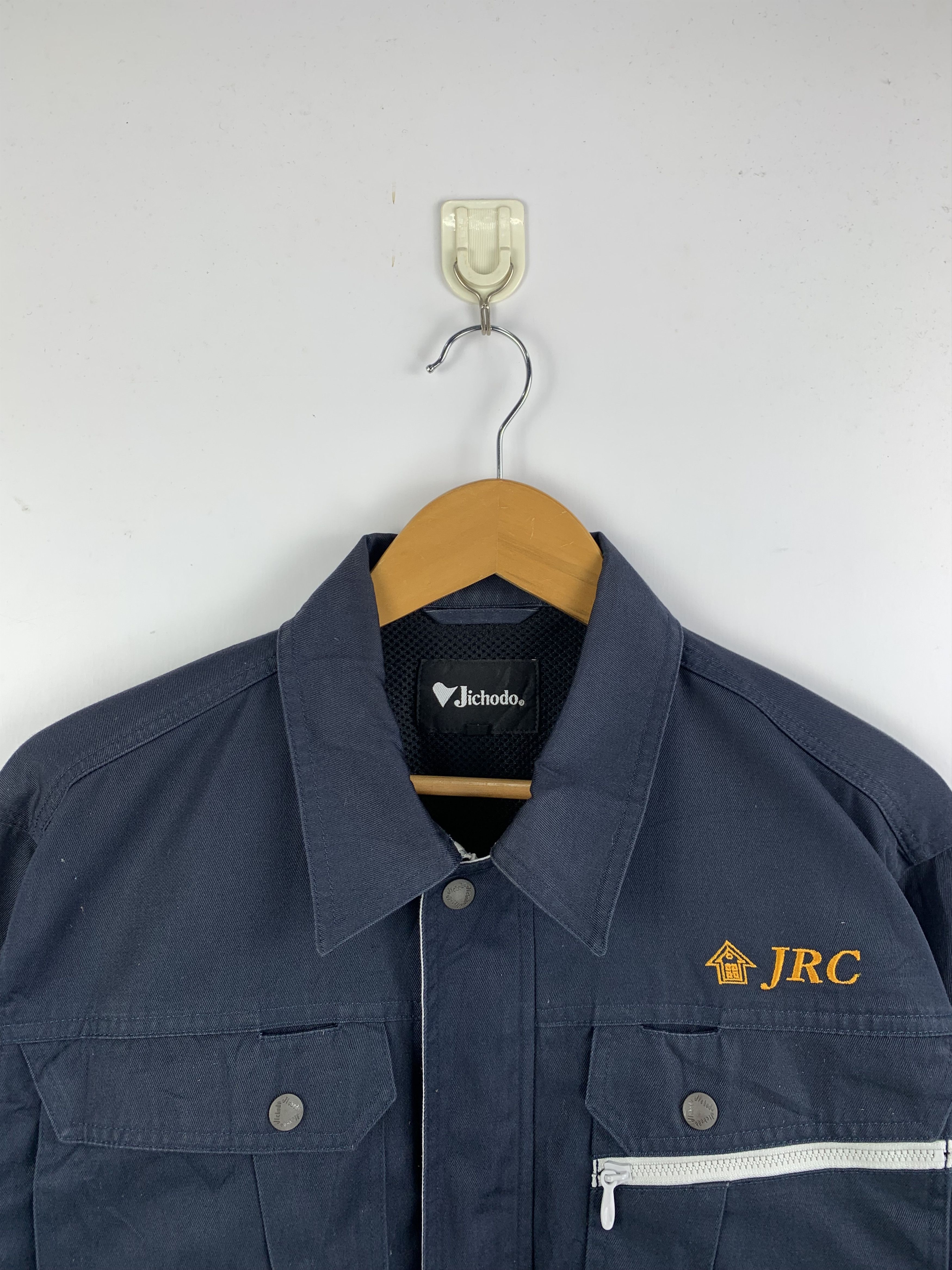 Japanese Brand Vintage Japanese Jichodo Brand Worker Denim Jacket Size US M / EU 48-50 / 2 - 2 Thumbnail
