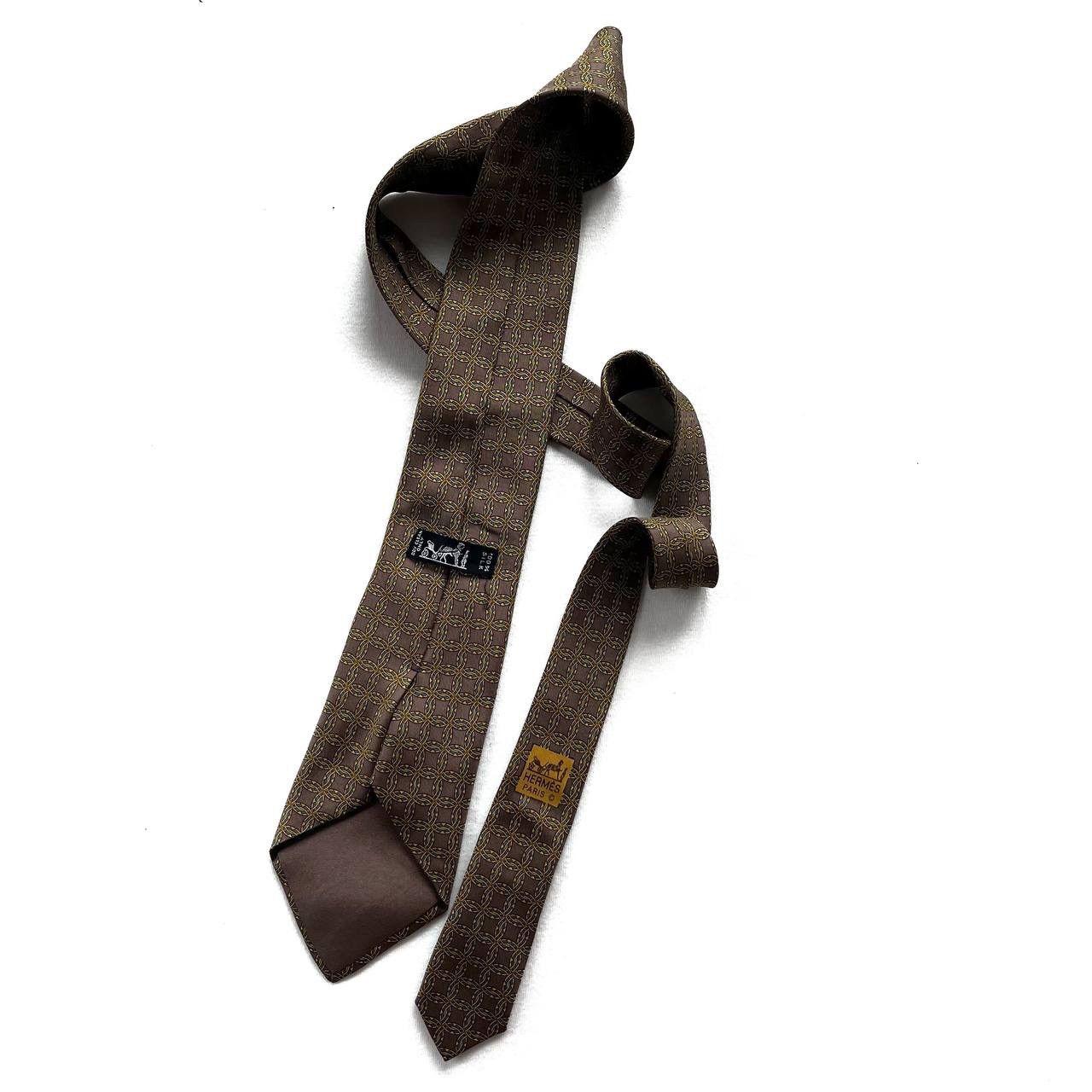 Hermes × Vintage Hermes Paris Vintage Tie Size ONE SIZE - 2 Thumbnail