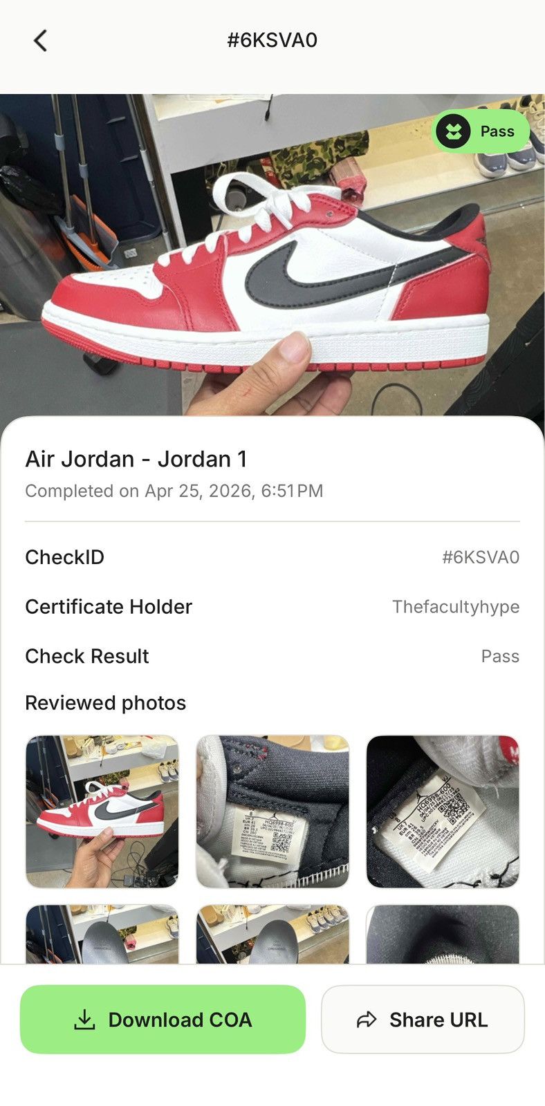 Jordan Brand Air Jordan 1 Low Chicago Size 8 (2025) Size US 8 / EU 41 - 17 Thumbnail