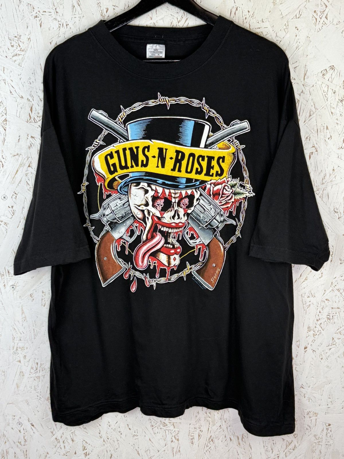 Band Tees 90s Guns N Roses Sloane 1990 Brockum Skull Rock Band T-Shirt Size US XL / EU 56 / 4 - 1 Thumbnail