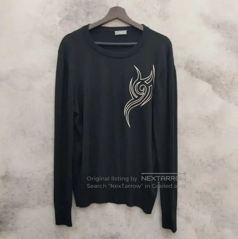 Dior Dior Black Wool Pullover Sweater for Men . Size US L / EU 52-54 / 3 - 1 Thumbnail