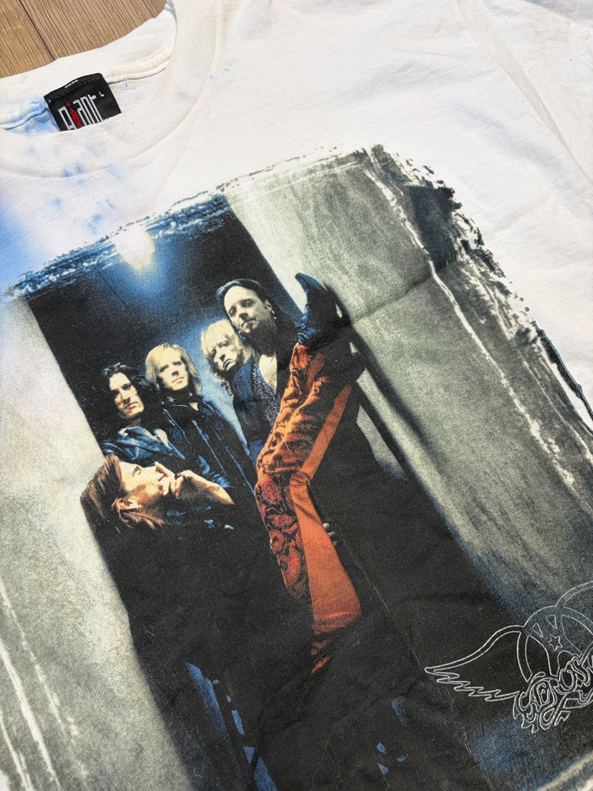 Aerosmith 1997 Aerosmith Nine Lives World Tour GIANT Vintage T-shirt Size US L / EU 52-54 / 3 - 7 Thumbnail
