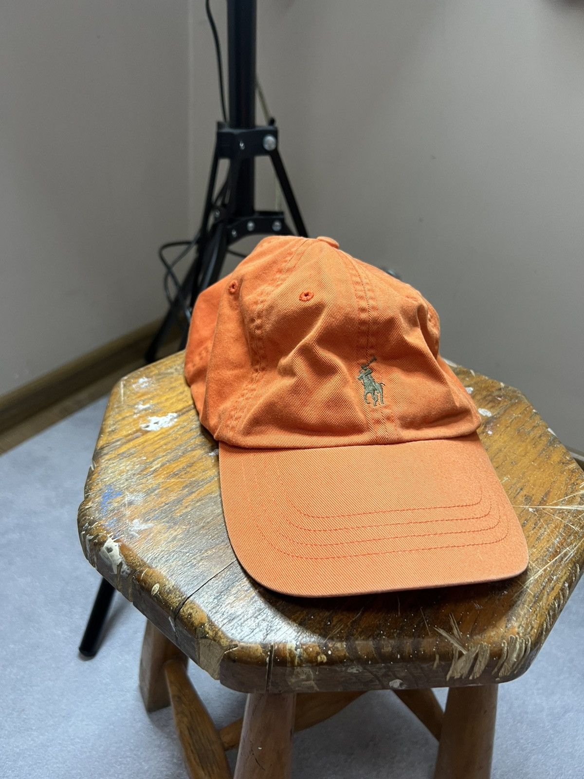 Polo Ralph Lauren Vintage Polo Ralph Lauren Orange Adjustable Cap Size ONE SIZE - 1 Thumbnail