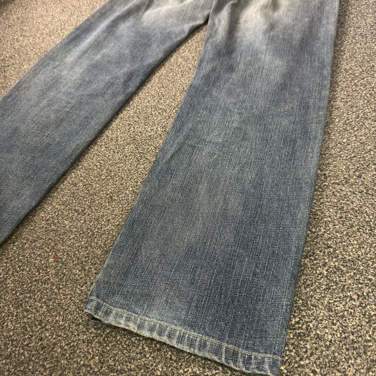 Undercover × Uniqlo 🔥🇯🇵 Vintage 90s S002 Uniqlo Dirty Distressed Jeans Denim Size US 31 - 10 Thumbnail