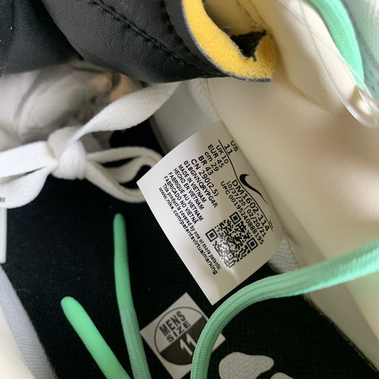 Nike × Off-White Off-White Nike Dunk Low Lot 4 Size US 11 / EU 44 - 17 Thumbnail