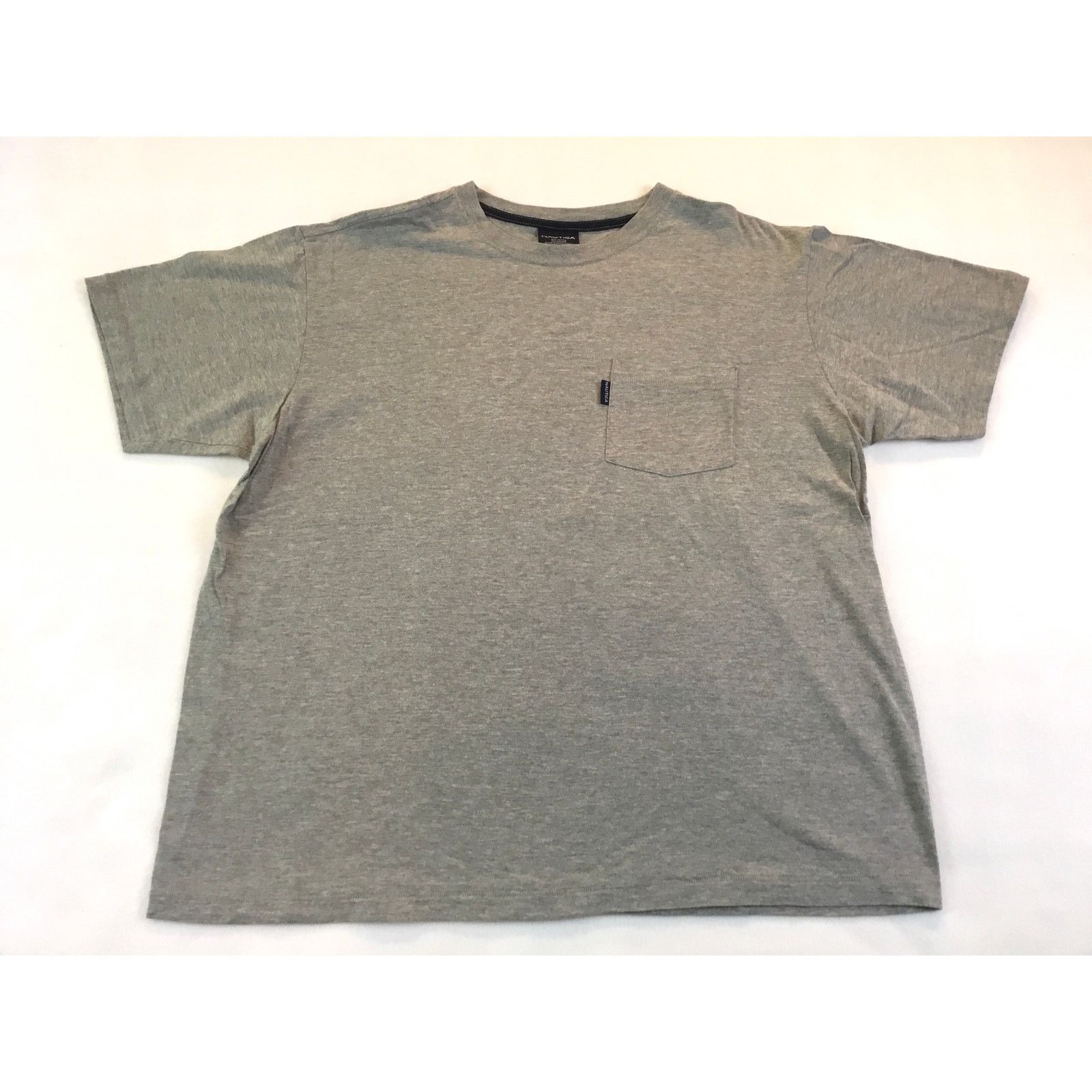 Nautica Nautica Sail The 7 Seas Gray Pocket T-Shirt Size Medium Size US M / EU 48-50 / 2 - 1 Thumbnail