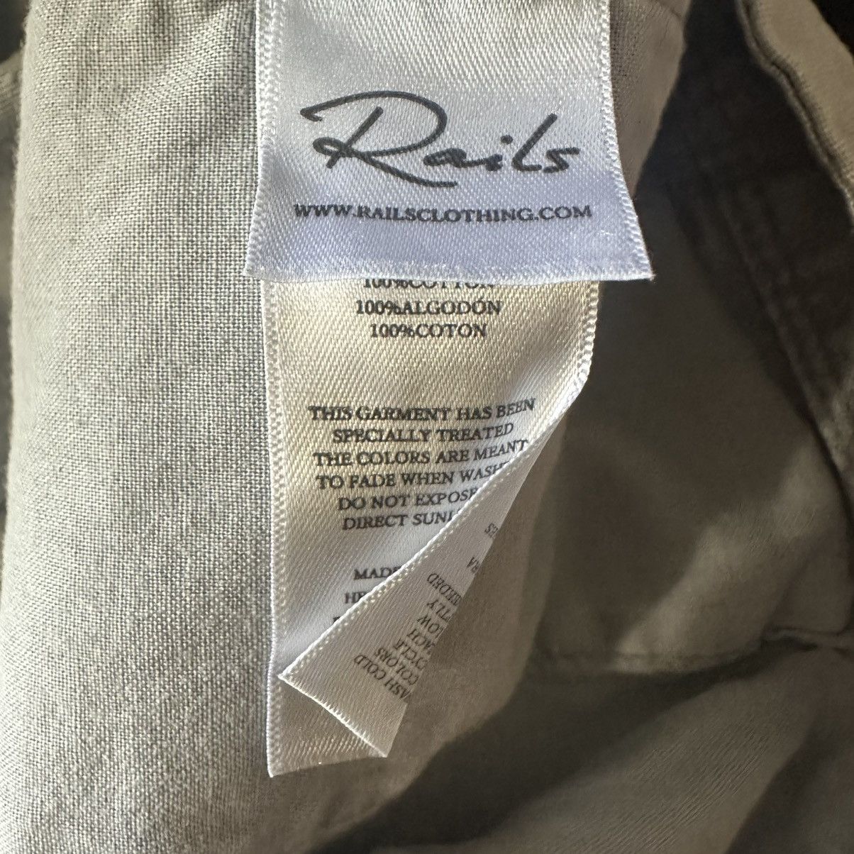 Designer × Rails Rails Men’s Boden Shorts in Gravel Grey Linen Blend Size US 36 / EU 52 - 7 Thumbnail