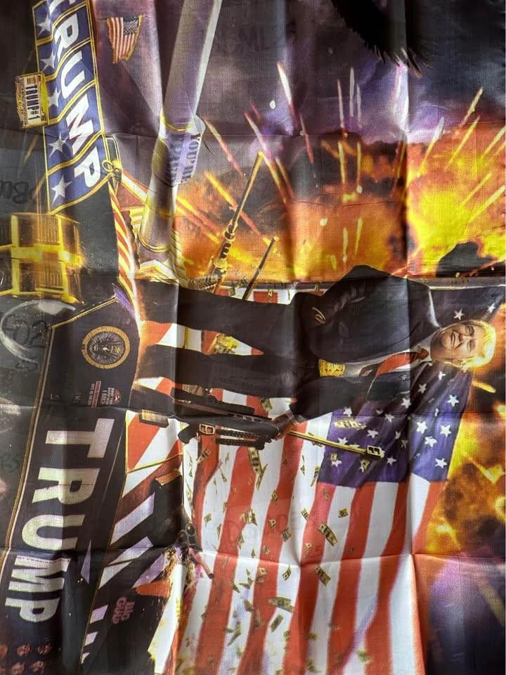 Designer TRUMP TANK FLAGS 3x5 Size ONE SIZE - 5 Thumbnail