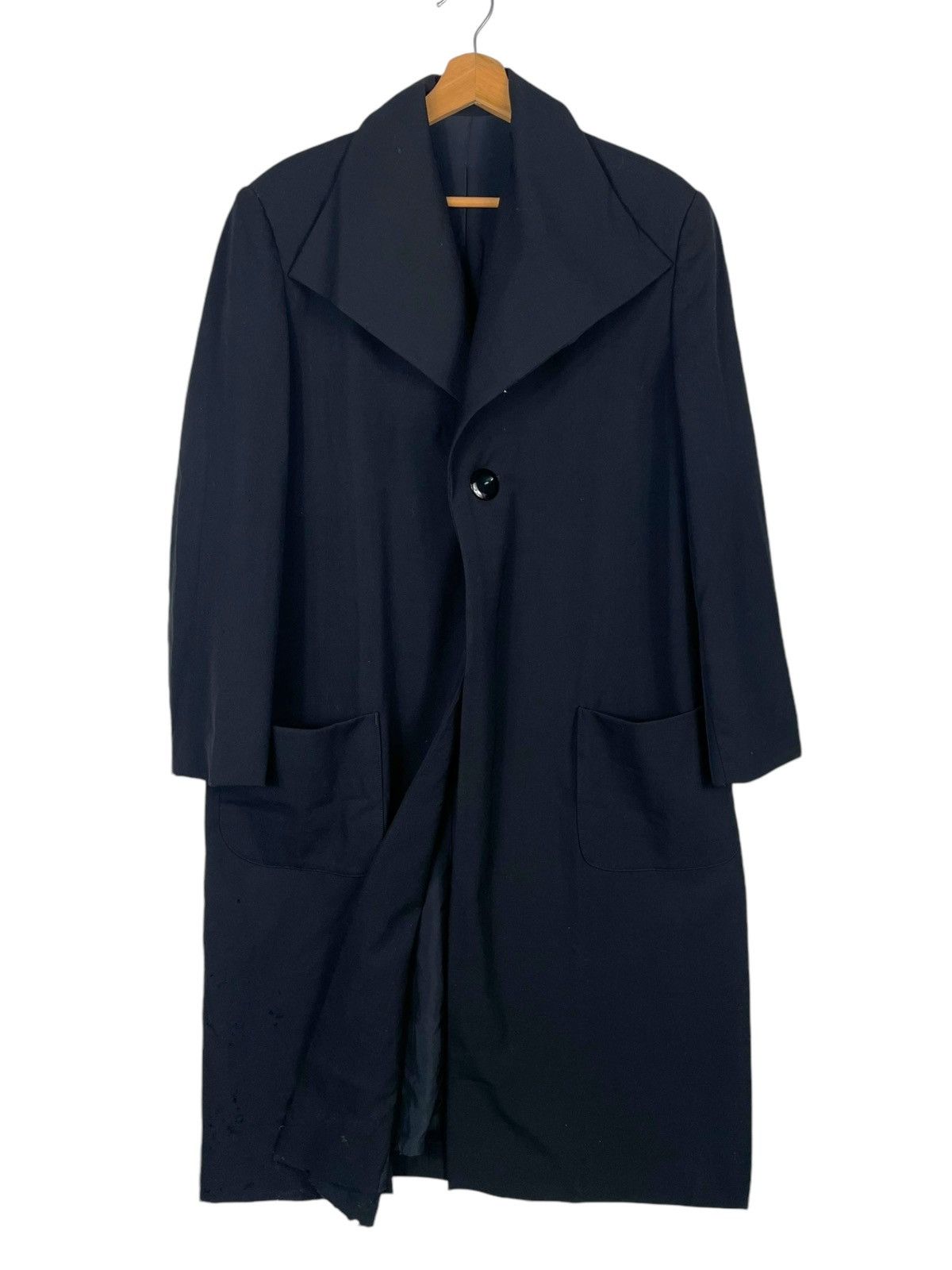 💥IMPER MEABLE YOHJI YAMAMOTO ICONIC BLACK COAT JACKET