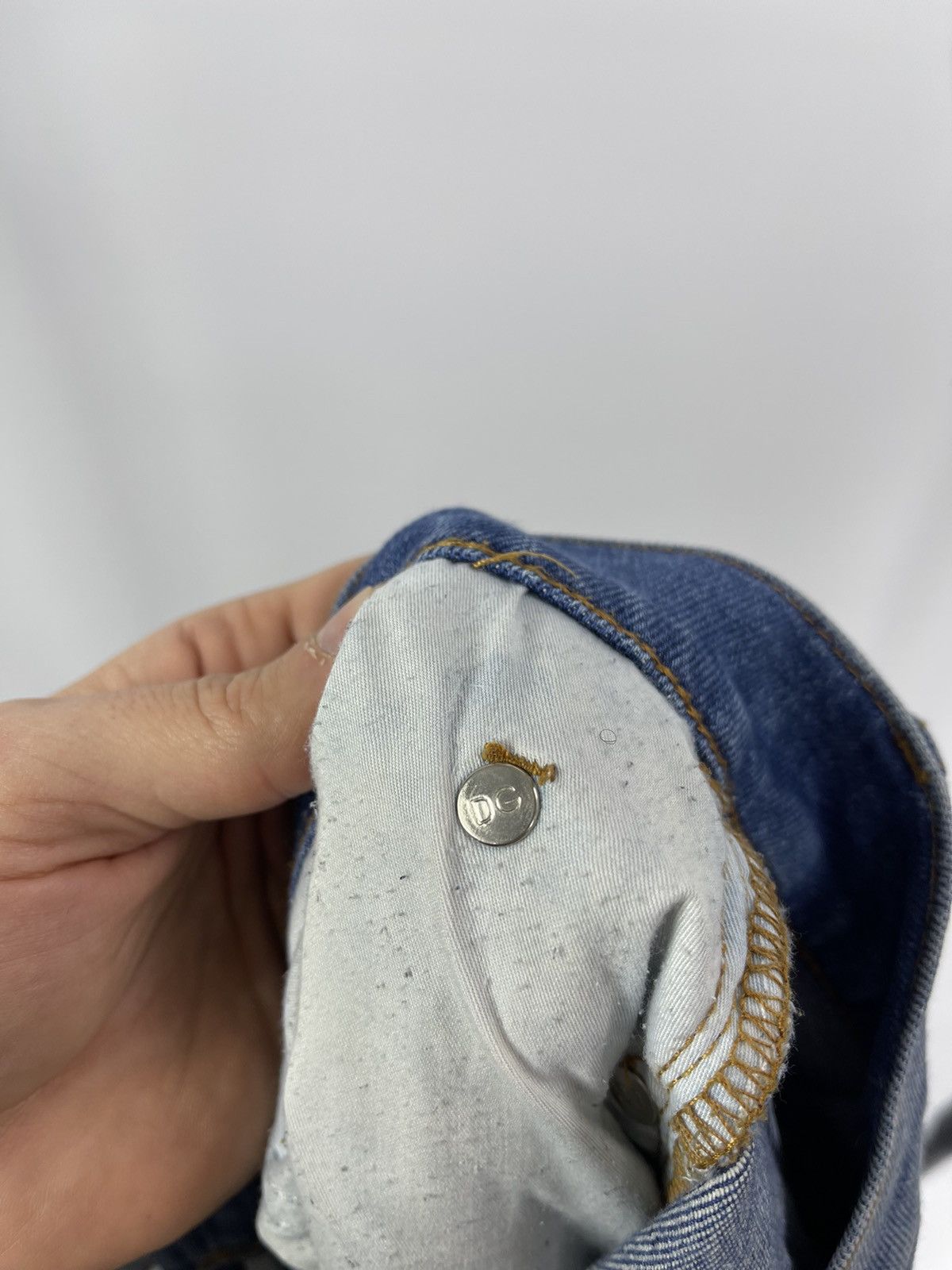 Dolce & Gabbana Dolce Gabbana Mens Blue Jeans size 35 Made in Italy Size US 35 - 10 Thumbnail