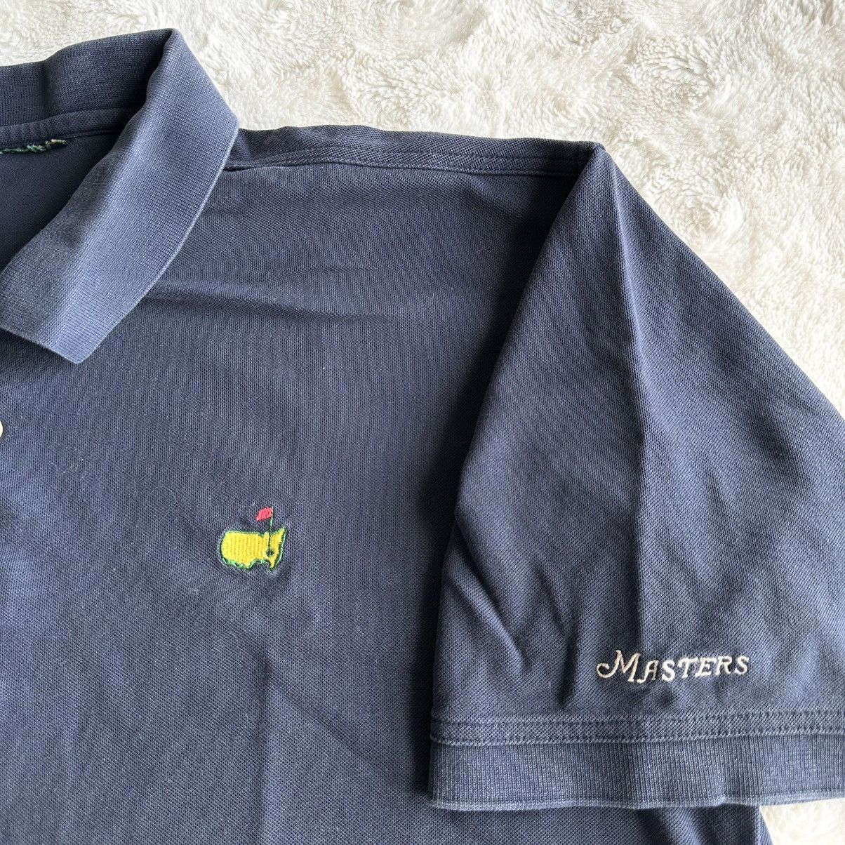 The Masters Vintage Masters Polo Shirt Mens XL Navy Blue Golf Augusta Size US XL / EU 56 / 4 - 8 Thumbnail