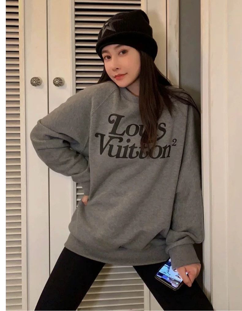 Louis Vuitton Louis Vuitton x Nigo Gray Logo Sweatshirt-2506 Size US M / EU 48-50 / 2 - 7 Thumbnail