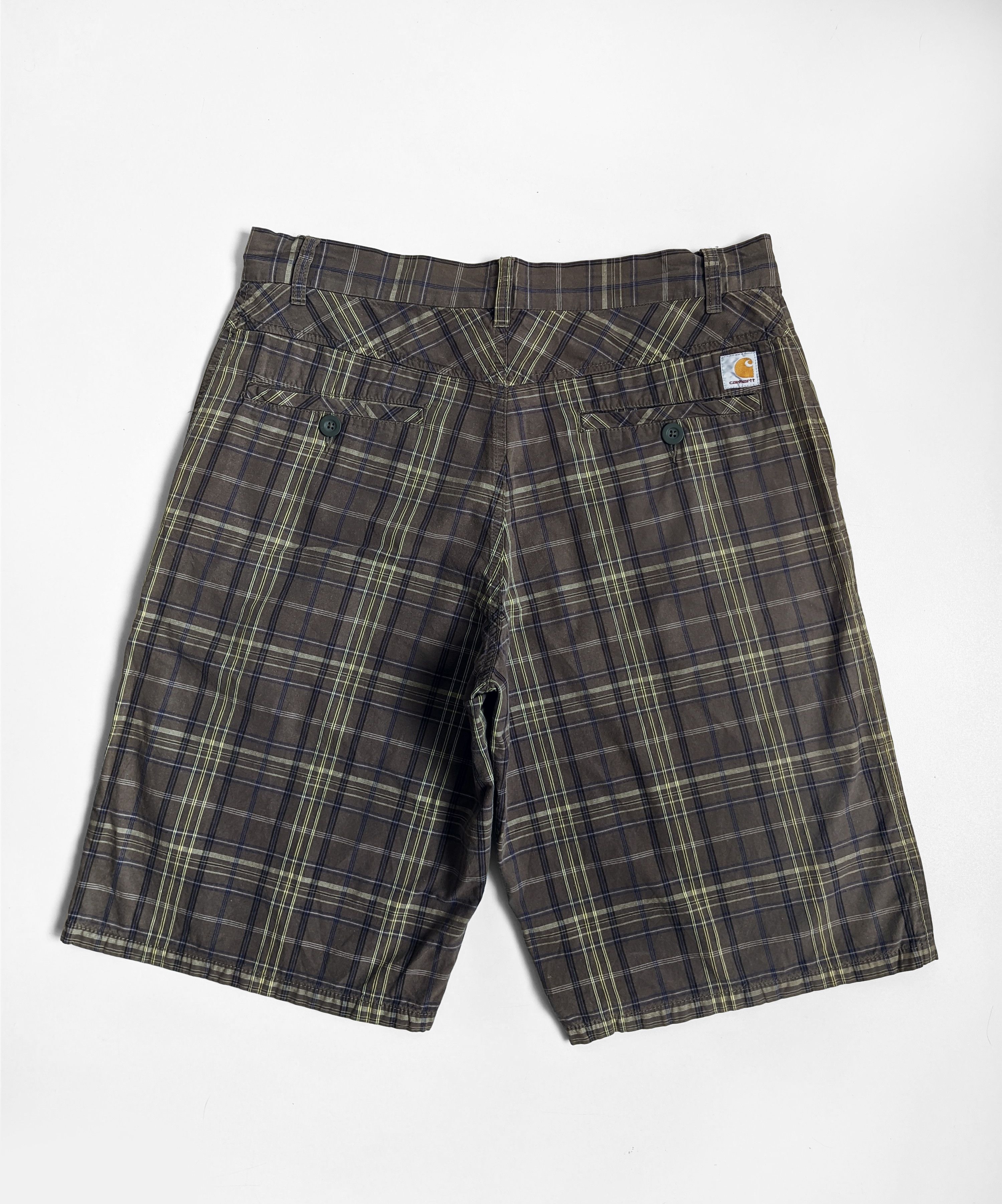 Carhartt Y2K vintage Carhartt shorts checkered Size US 32 / EU 48 - 1 Thumbnail