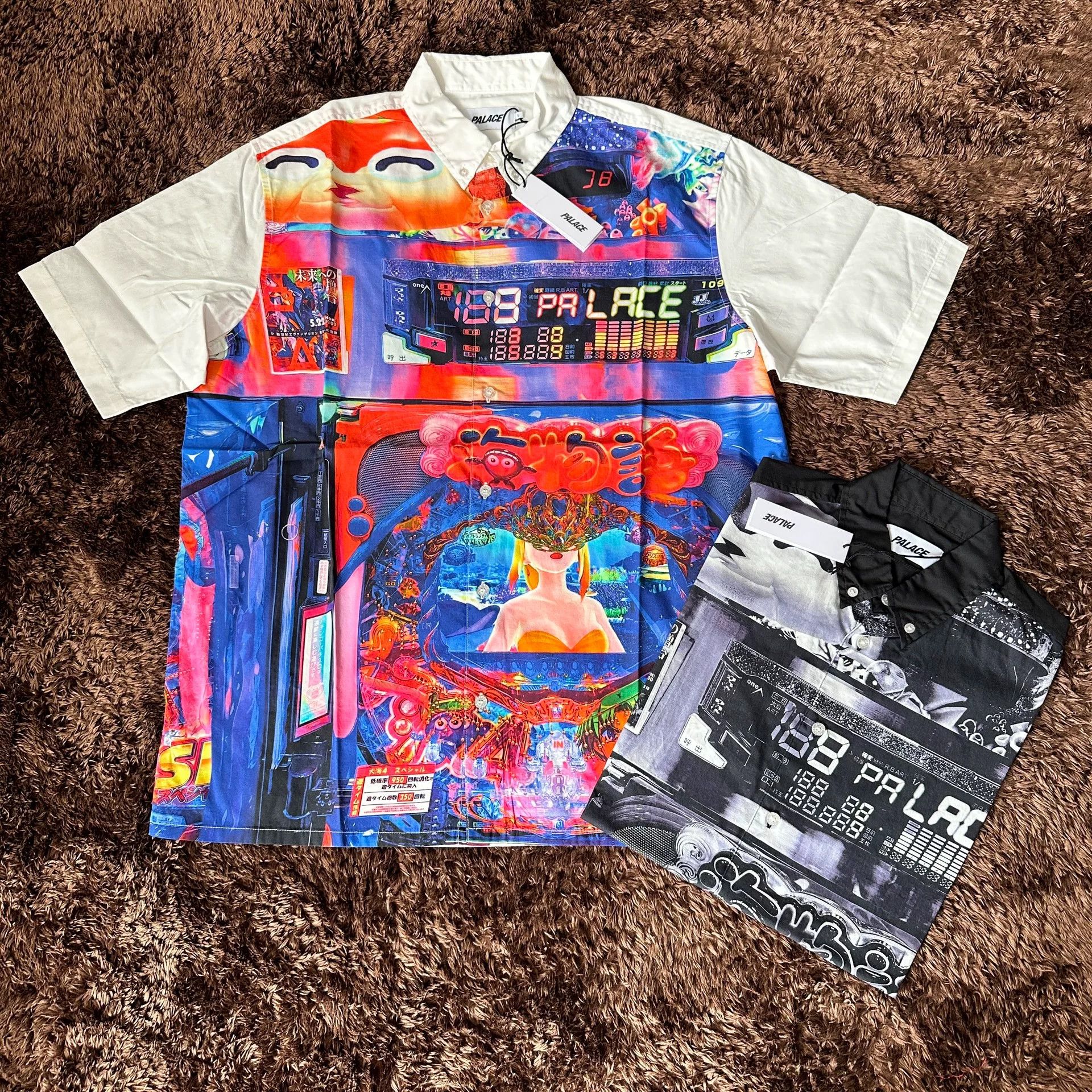 Palace Palace Gassed Up Shirt White | Grailed