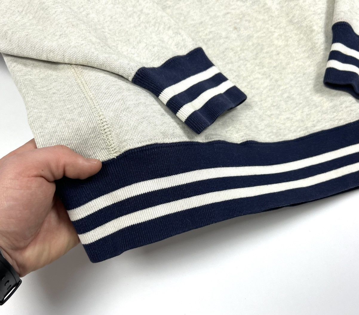 Polo Ralph Lauren × Rugby Ralph Lauren × Vintage Vintage Polo Ralph Lauren P Wing Logo Cotton 1/4 Zip Size XL Size US XL / EU 56 / 4 - 22 Thumbnail