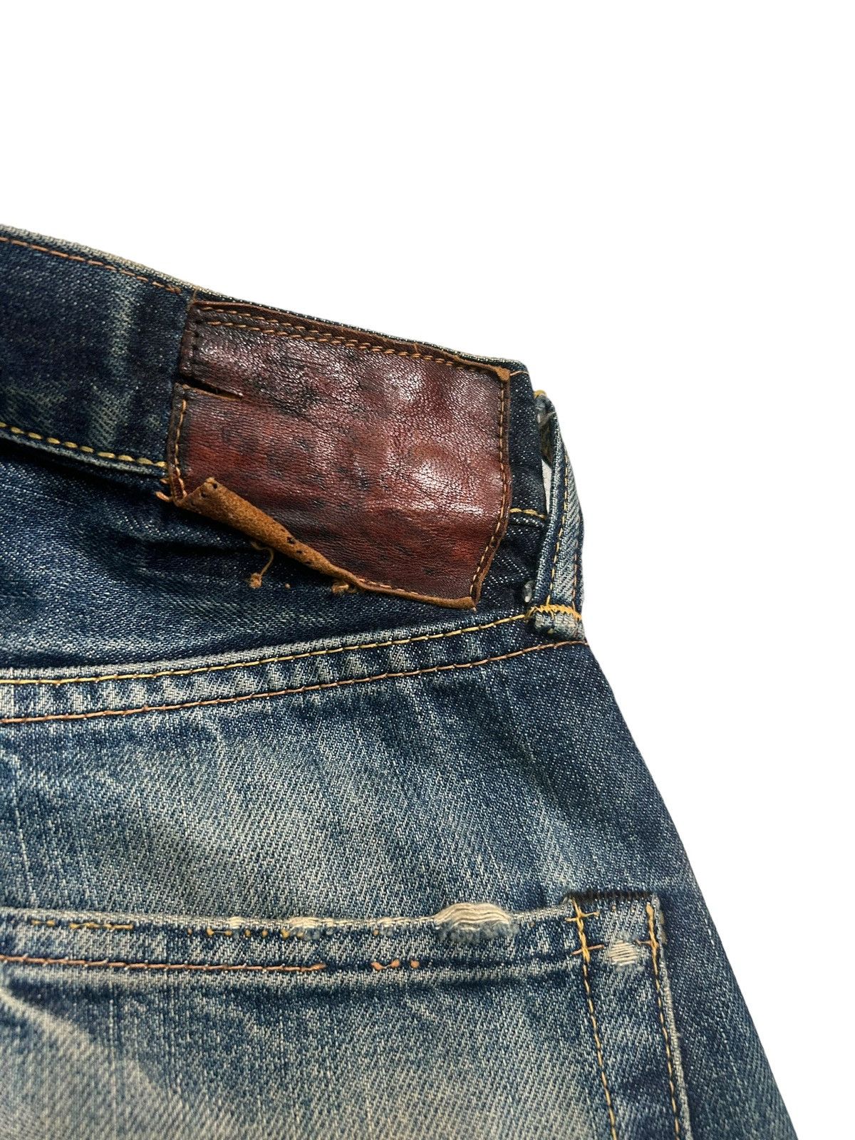 Evisu × Japanese Brand Vtg Evisu Selvedge disteressed denim☠️🎌 Size US 30 / EU 46 - 17 Thumbnail