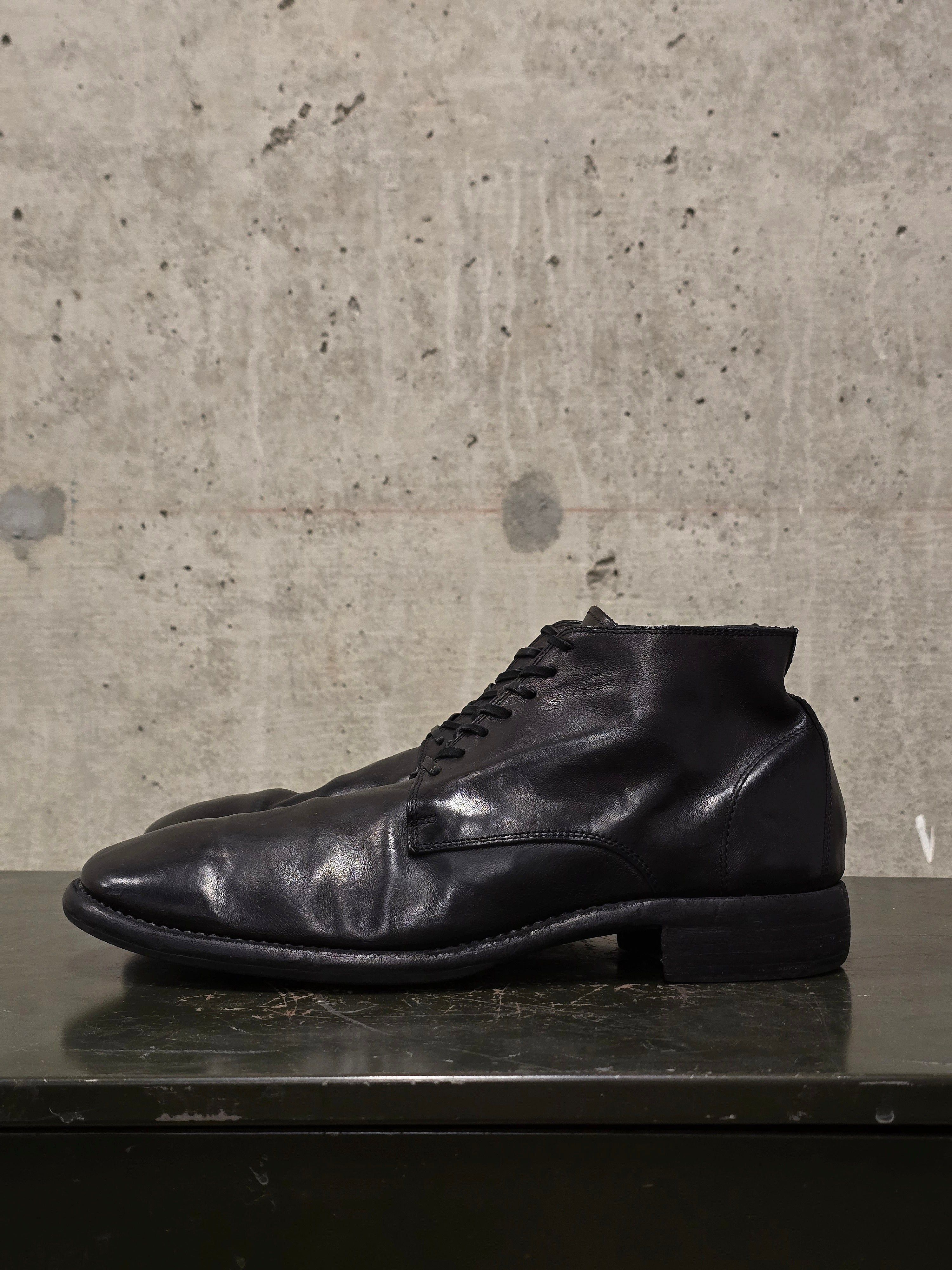 Guidi Guidi 994 Black Horse Leather Desert Boots Size US 10 / EU 43 - 2 Thumbnail