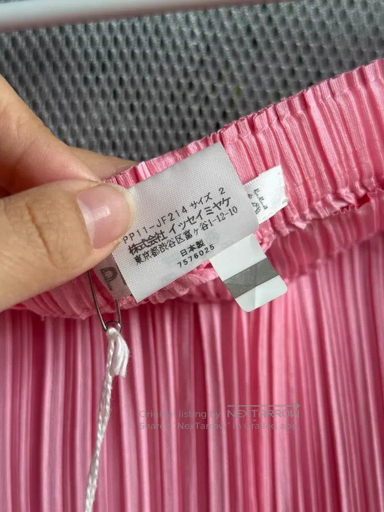 Issey Miyake Issey Miyake Pink Straight-Leg Pants Size 25" / US 0 / IT 36 - 4 Thumbnail
