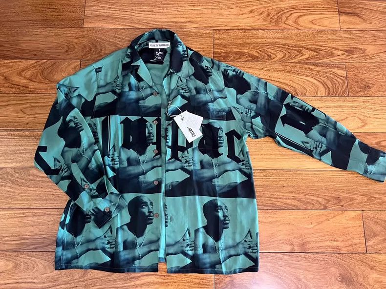 Wacko Maria 23ss collaboration 2pac rapper long sleeve shi