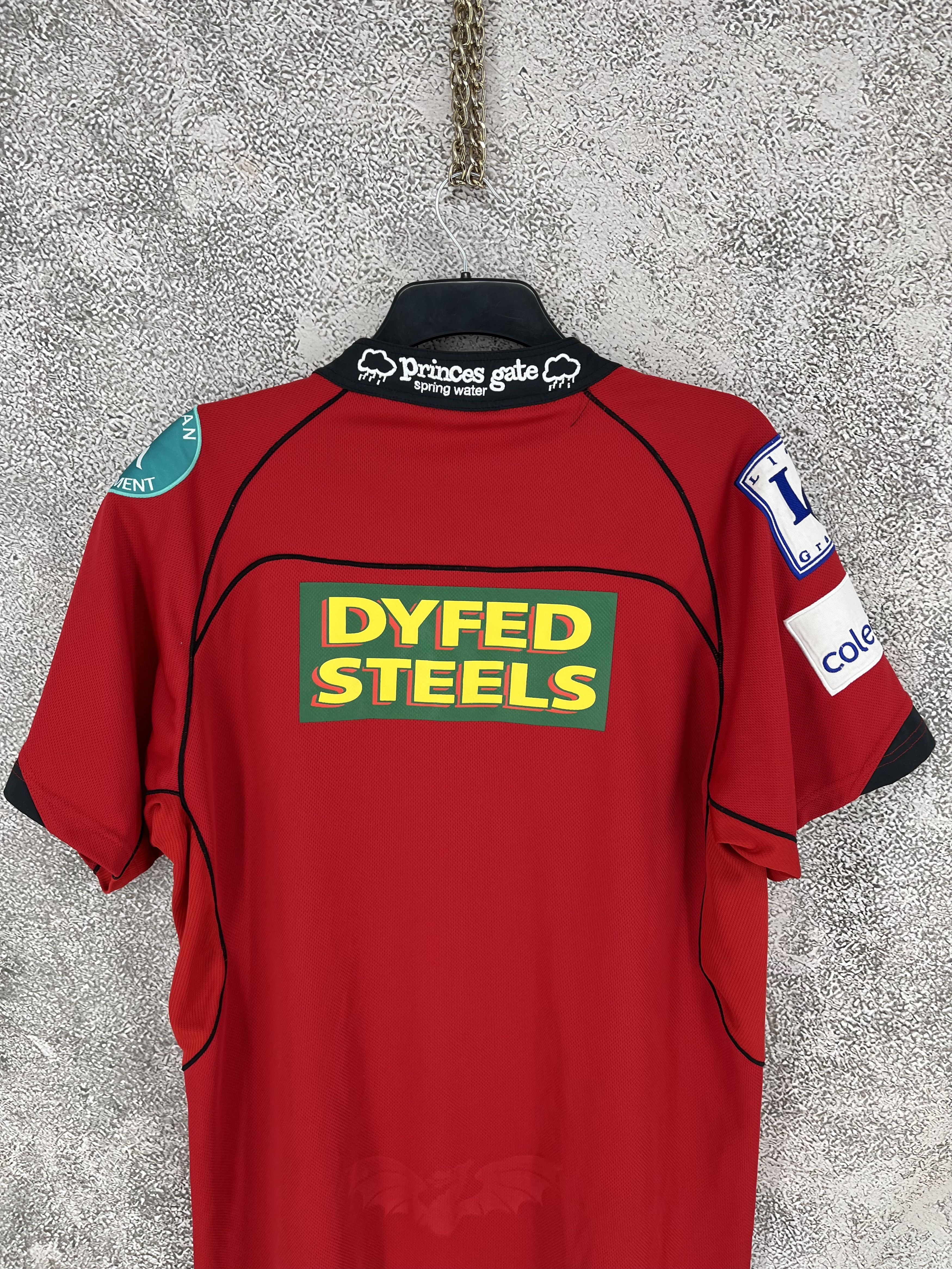 Vintage Llanelli Scarlets Rugby Home Shirt 2007/2008 - Kooga Size XL Size US XL / EU 56 / 4 - 13 Thumbnail