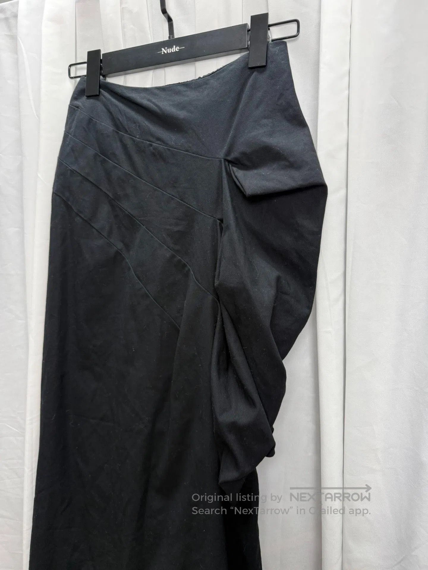 Dries Van Noten Dries van Noten Irregular Pleated Skirt. Size 33" - 3 Thumbnail