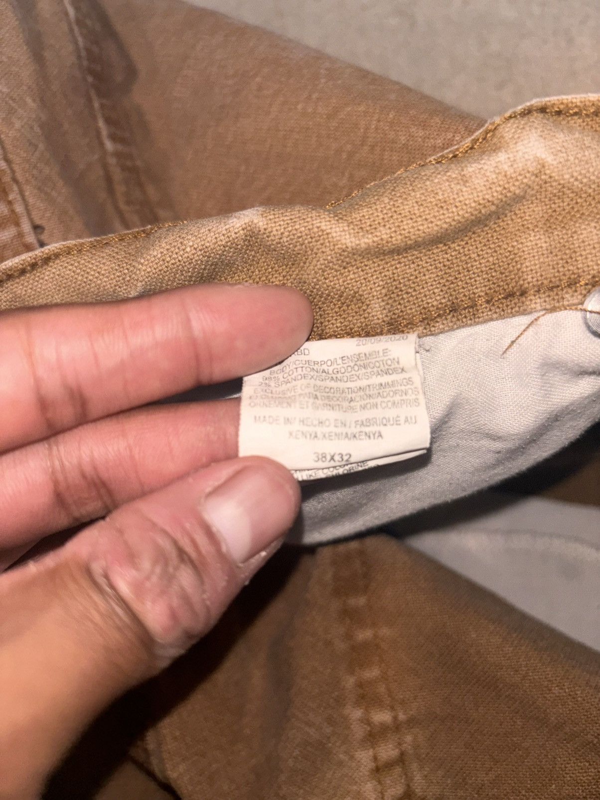 Dickies Dickies Carpenter Pants Mens 38x32 Brown Workwear Size US 38 / EU 54 - 4 Thumbnail