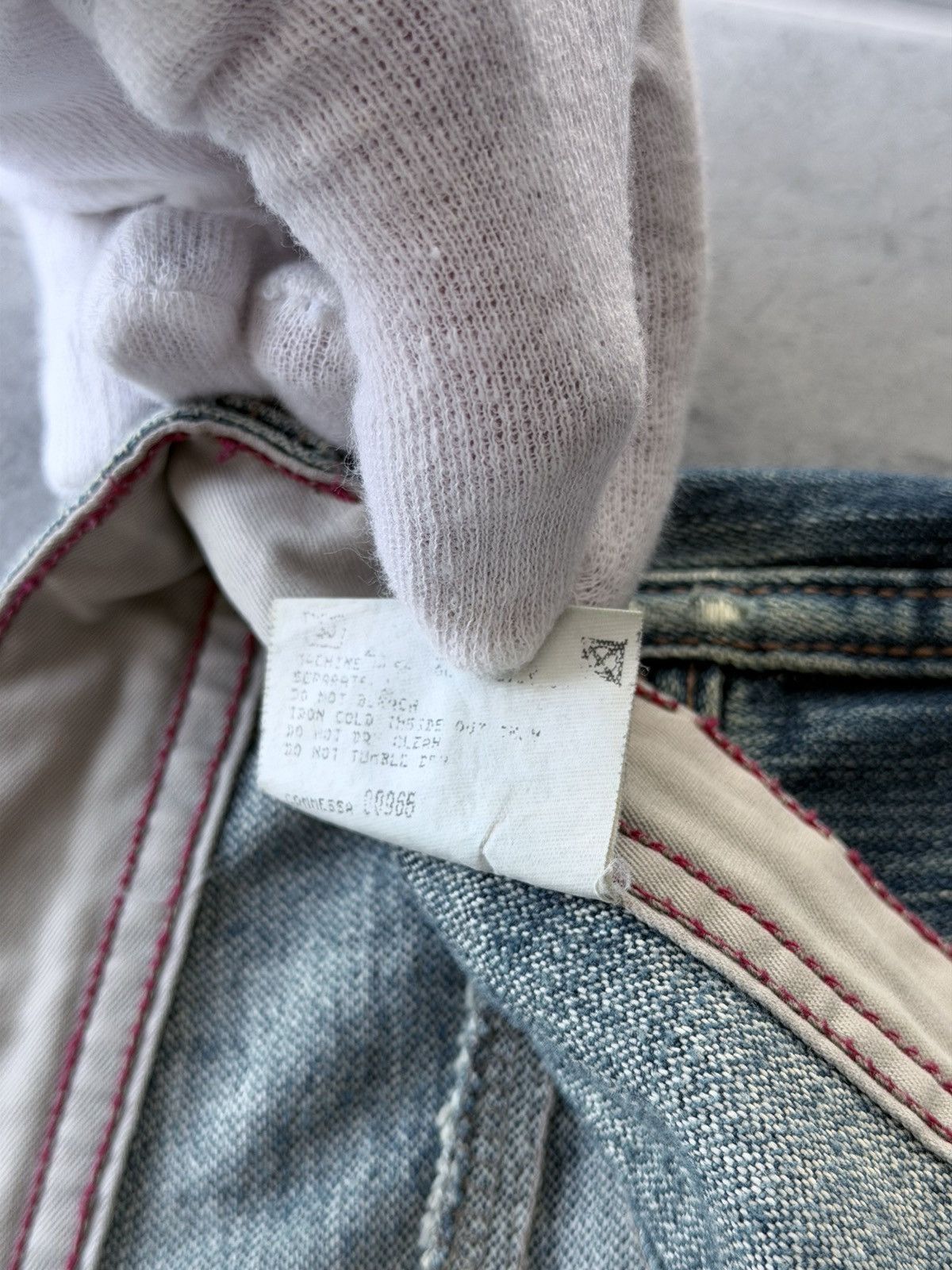 Marithe + Francois Girbaud Archive 00s Marithe + Francois Girbaud Washed Denim Jeans Size US 31 - 15 Thumbnail
