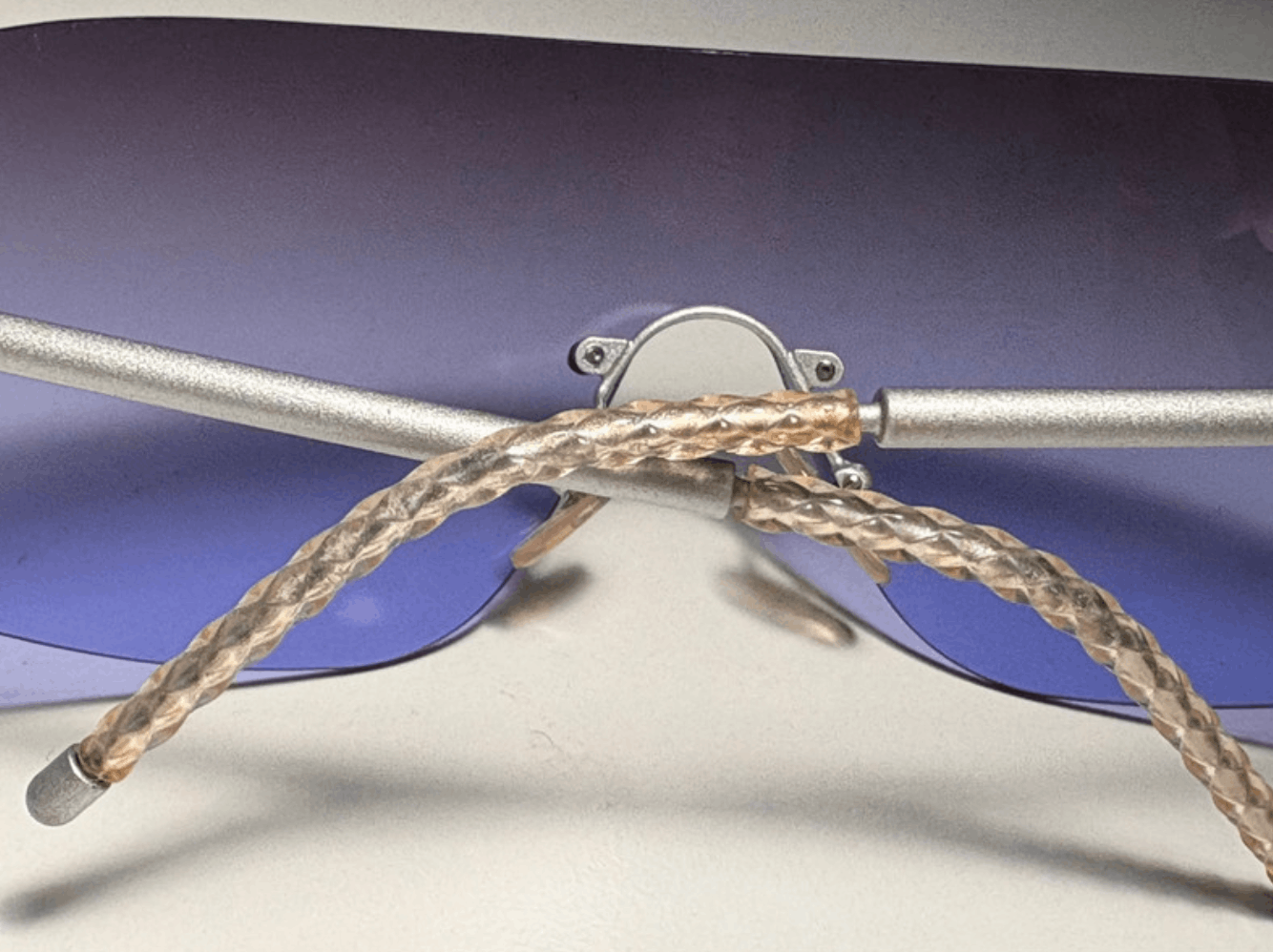 Chanel CHANEL Sunglasses Rimless Rhinestone 4017 Shields Size ONE SIZE - 10 Thumbnail