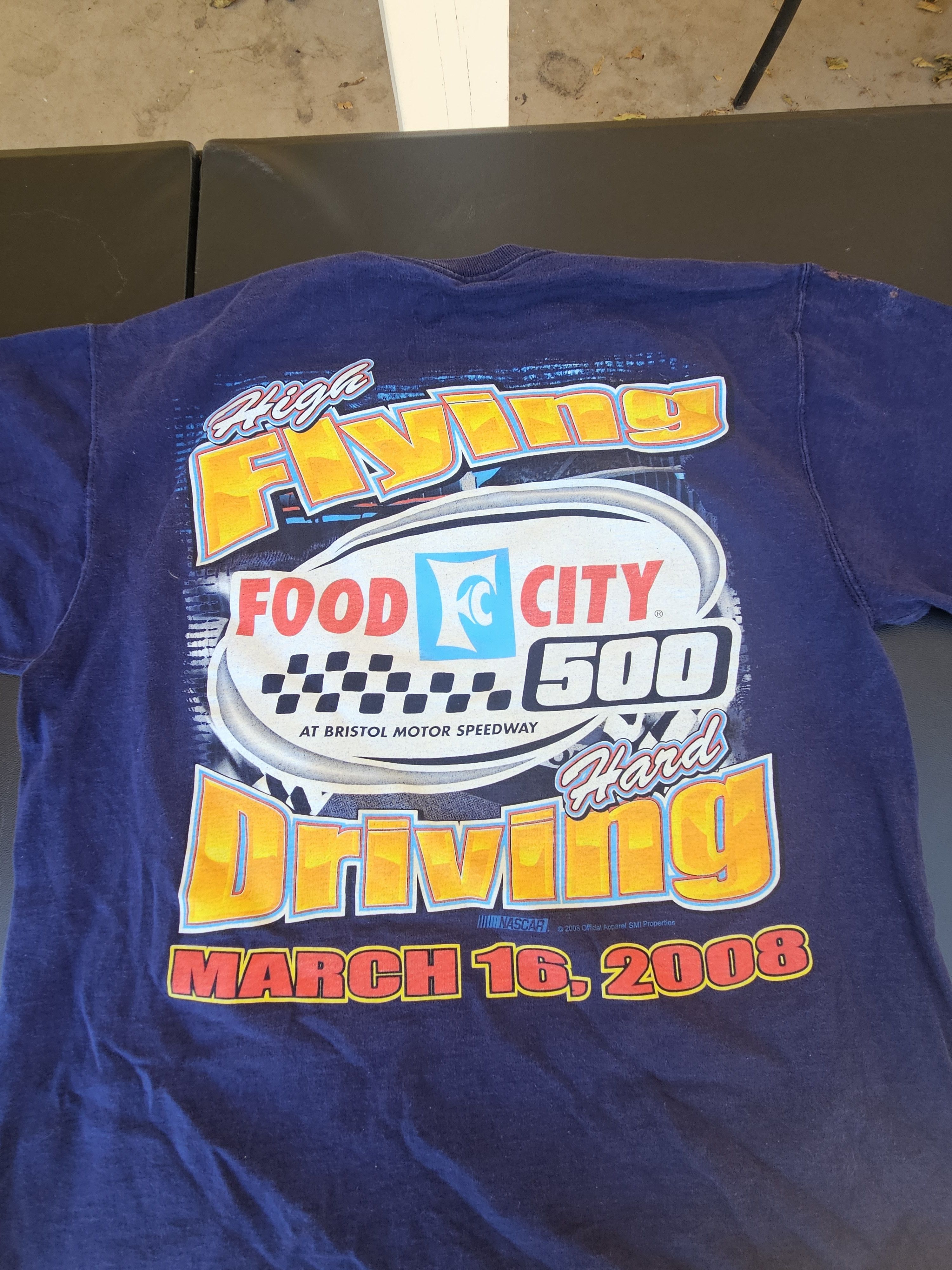 NASCAR Bristol Motor Speedway Food City 500 Y2K Nascar Tee Size US L / EU 52-54 / 3 - 4 Thumbnail