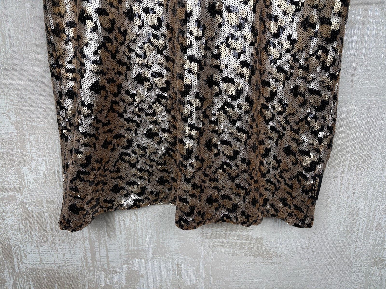 Jaded London Jaded London Sequin Top T-Shirt Gold Glam Party Festival Size US L / EU 52-54 / 3 - 5 Thumbnail