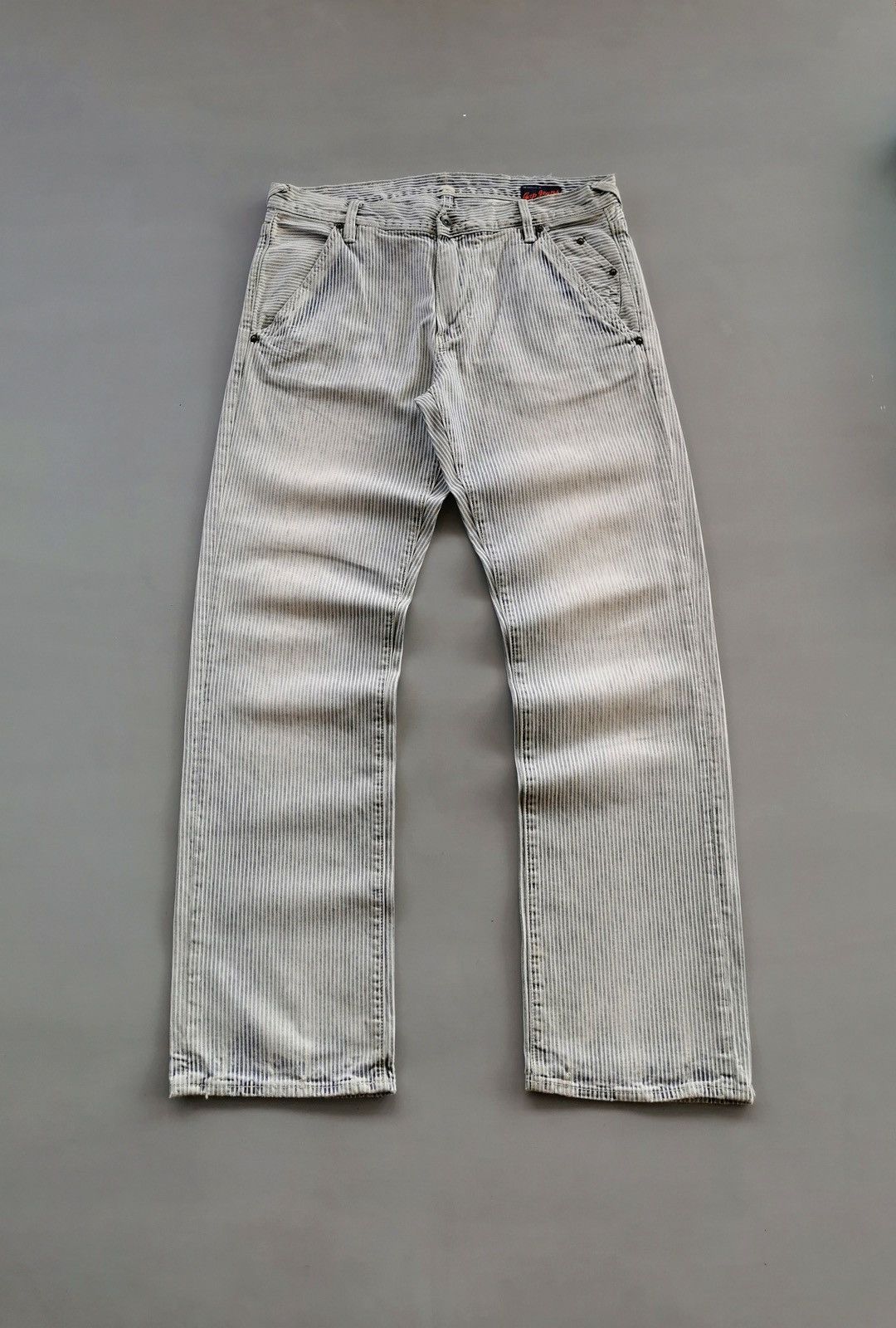 Gap Vintage Gap Stripe Distressed Denim Jeans Size US 34 / EU 50 - 6 Thumbnail