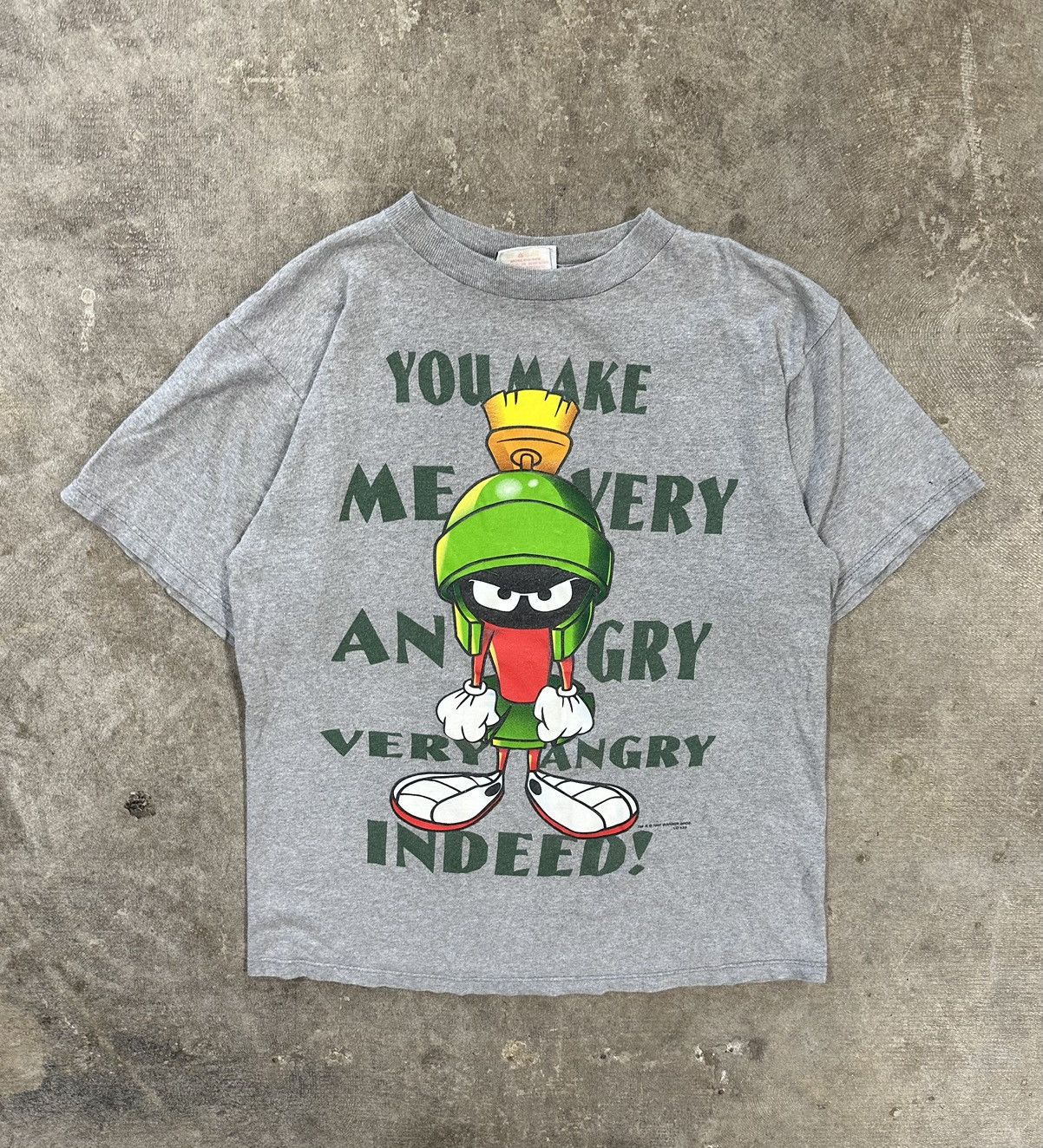 Cartoon Network Vintage 90s Looney Tunes Marvin The Martian T-Shirt Size US M / EU 48-50 / 2 - 1 Thumbnail