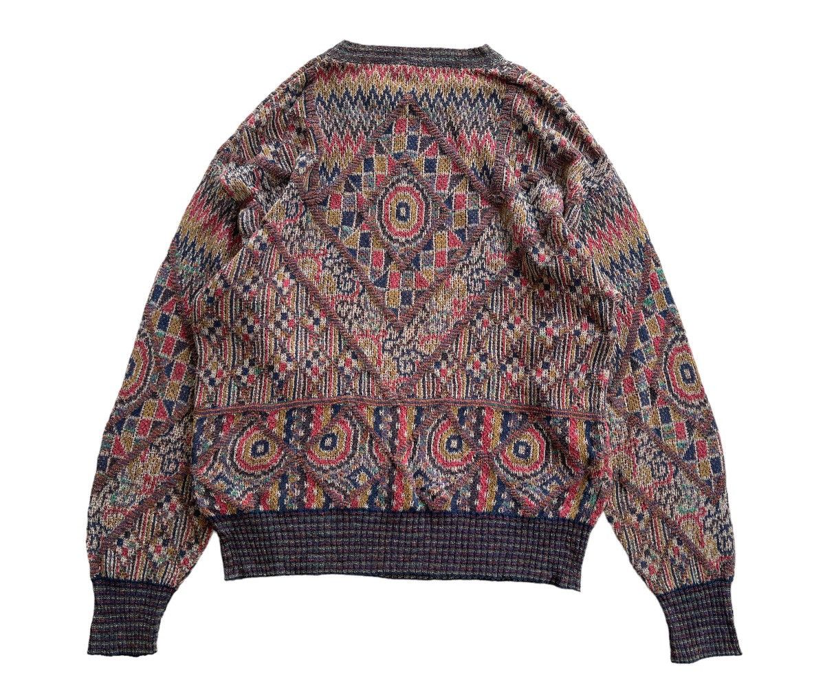 Valentino Vintage 80s Valentino Landucci Jumper Knit Sweater Size US L / EU 52-54 / 3 - 3 Thumbnail