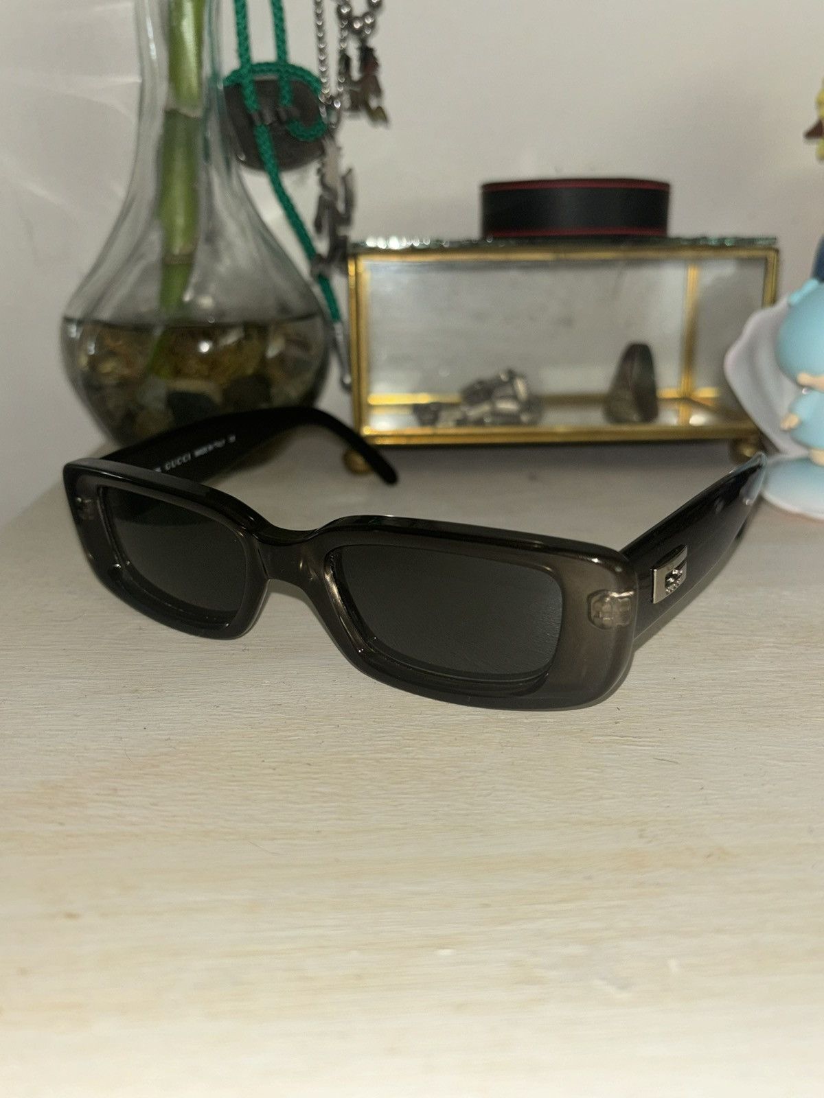 image of Gucci GG 2409/n/s Sunglasses in Black, Men's