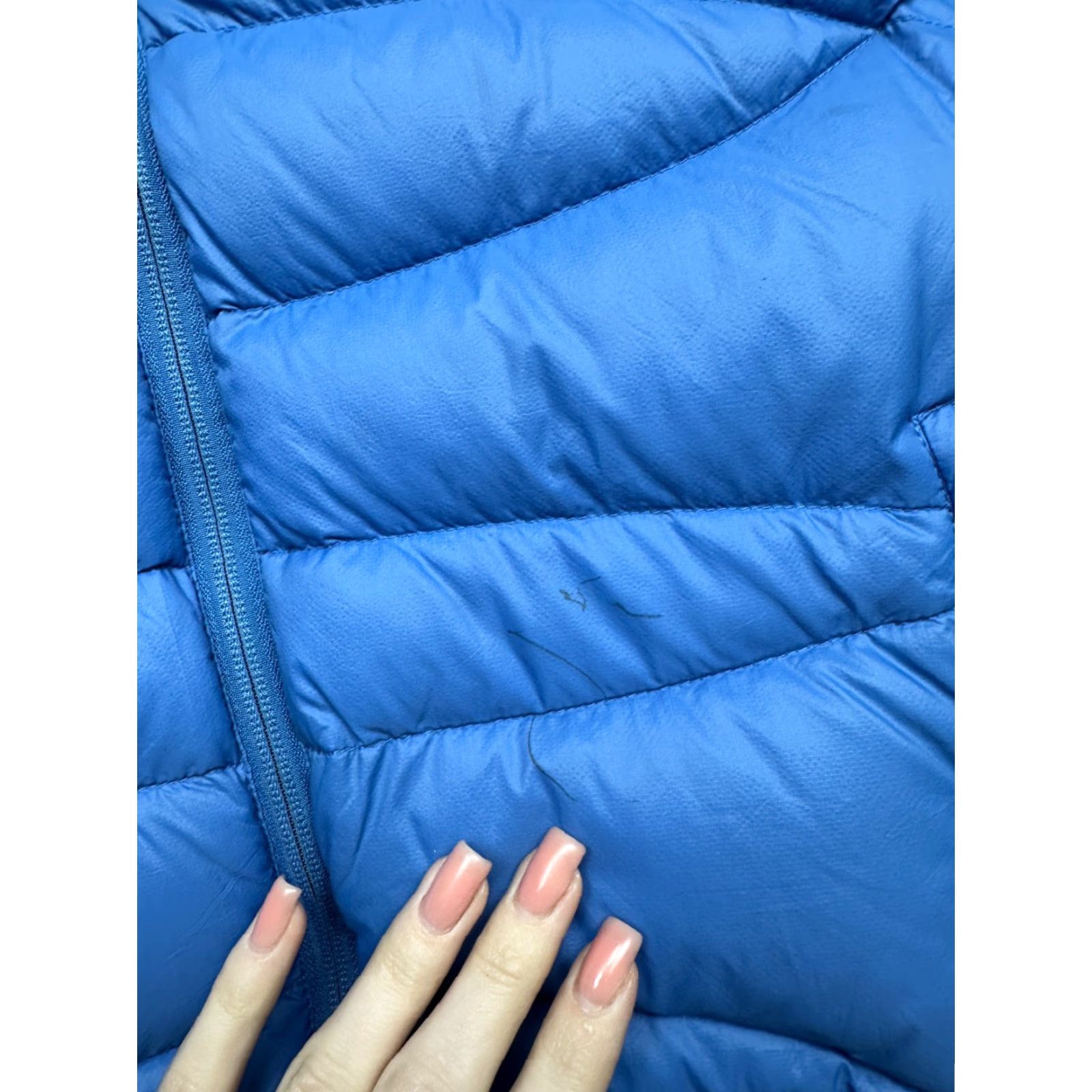 Mammut Mammut Womens Down Puffer Jacket S Jacket Womens Down Puffer Blue Logo Hooded Zip Regular Size S Size S / US 4 / IT 40 - 4 Thumbnail