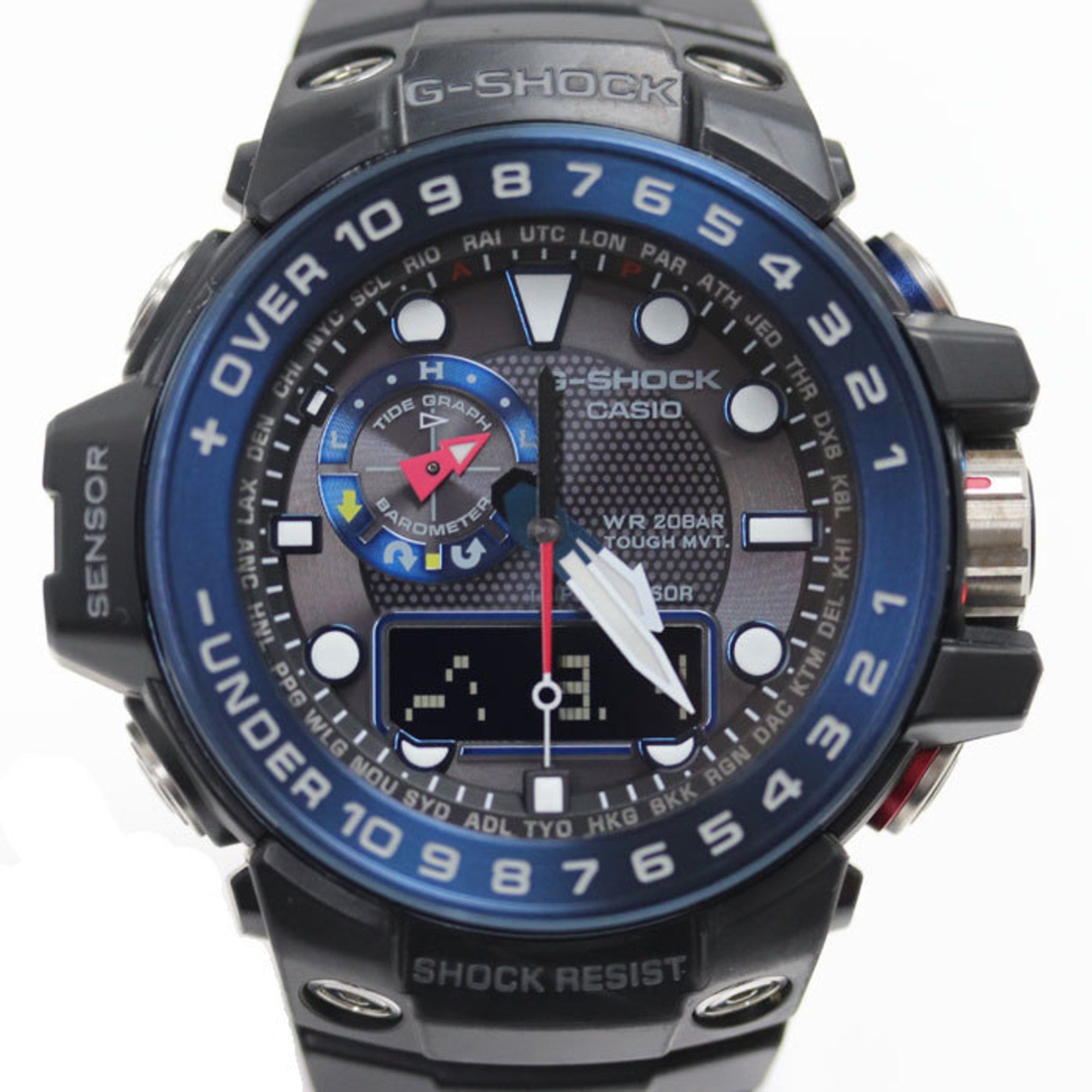 image of Casio G-Shock Gulfmaster Radio Watch Solar Gwn-1000B-1Bjf Men's in Black